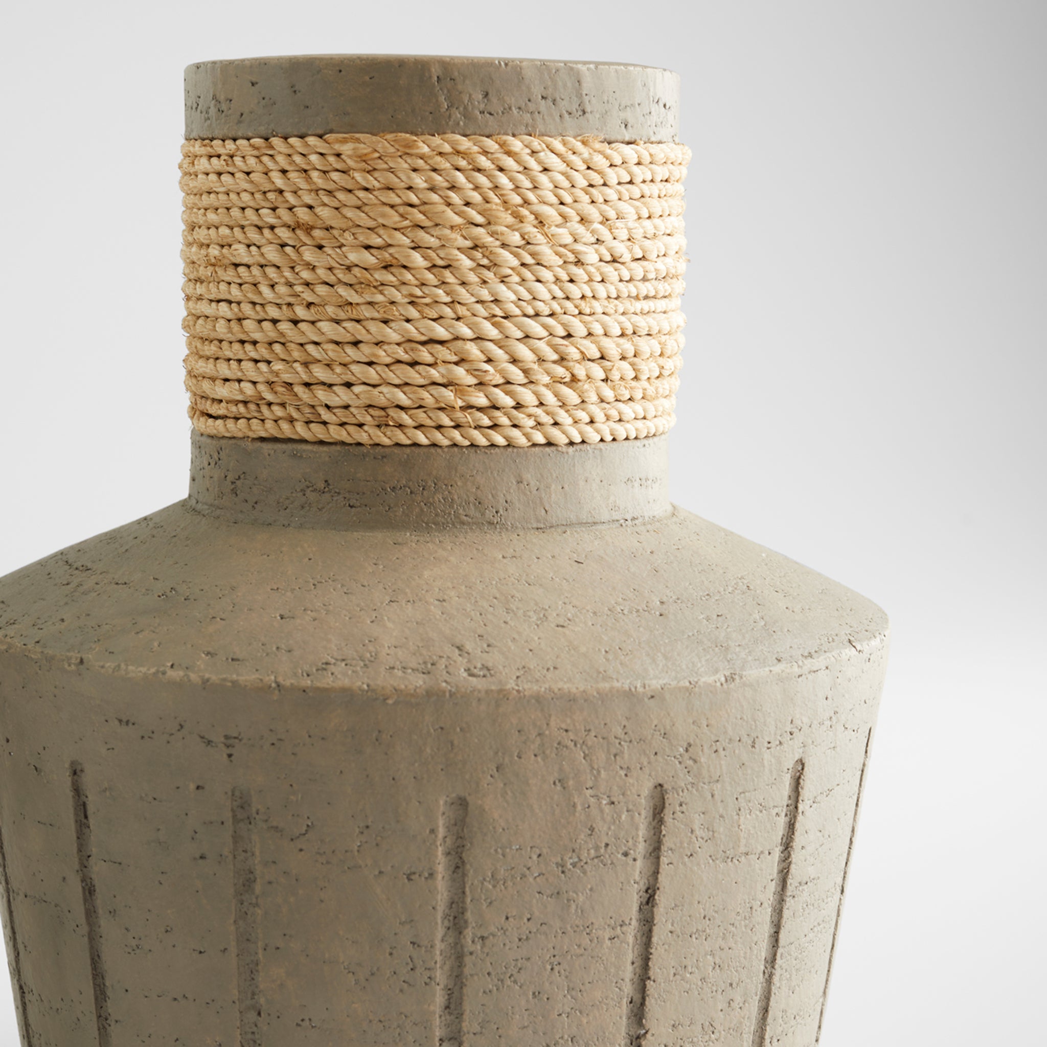 Hydria Vase Designed by J Kent Martin | Natural Taupe – Squat - Cyan Design