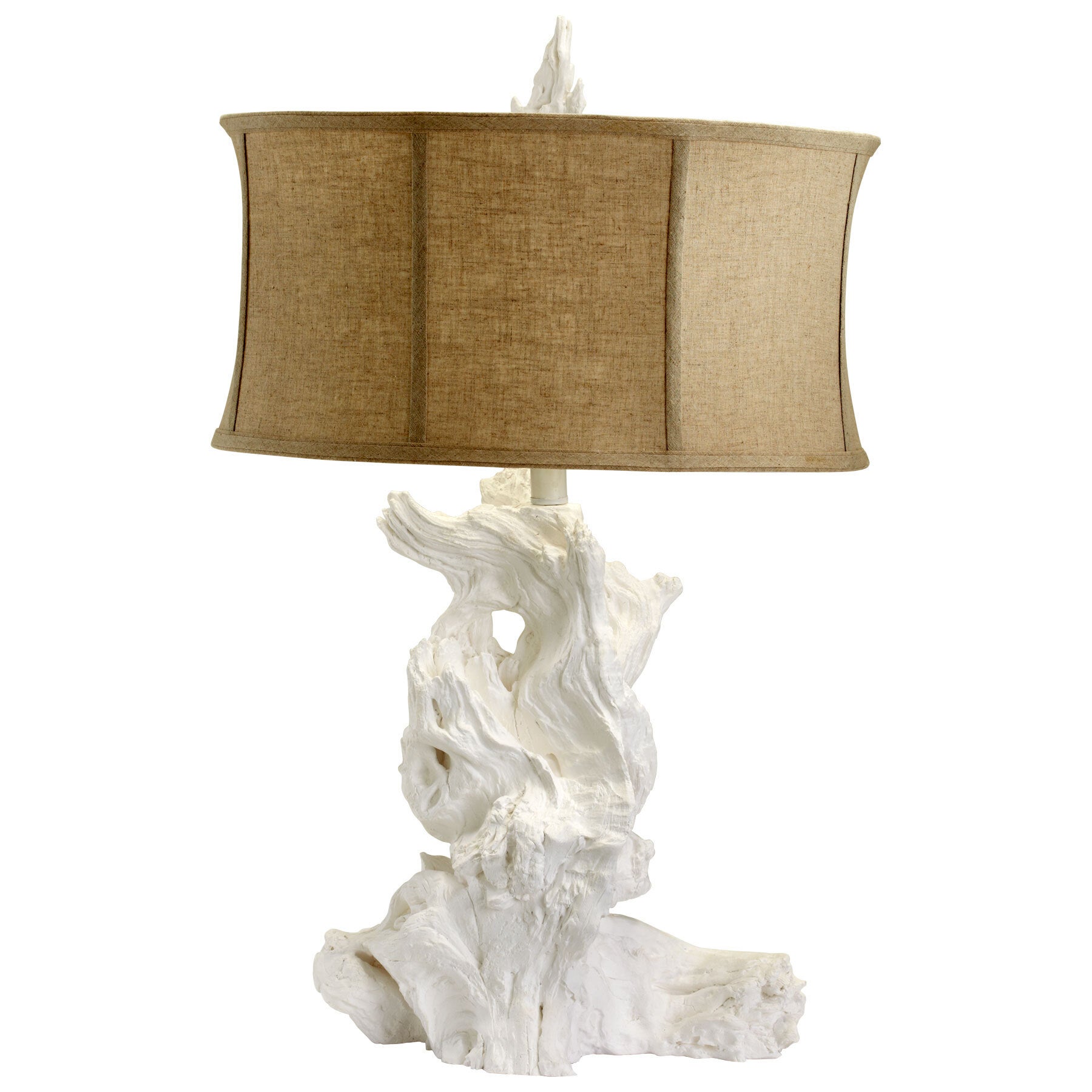 Driftwood Table Lamp | White