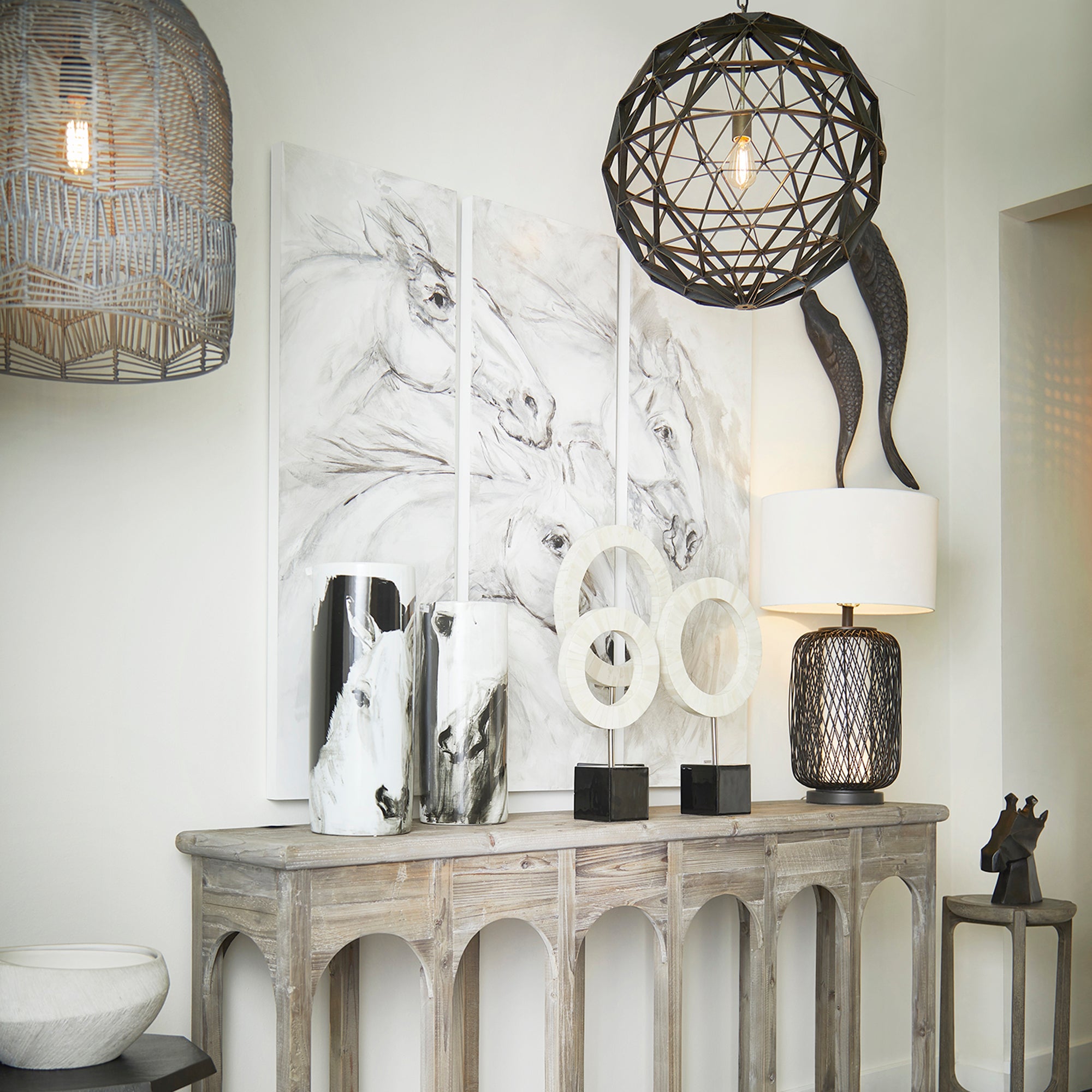 Olympian Sculpture | Bone And Black - Small - Image 2