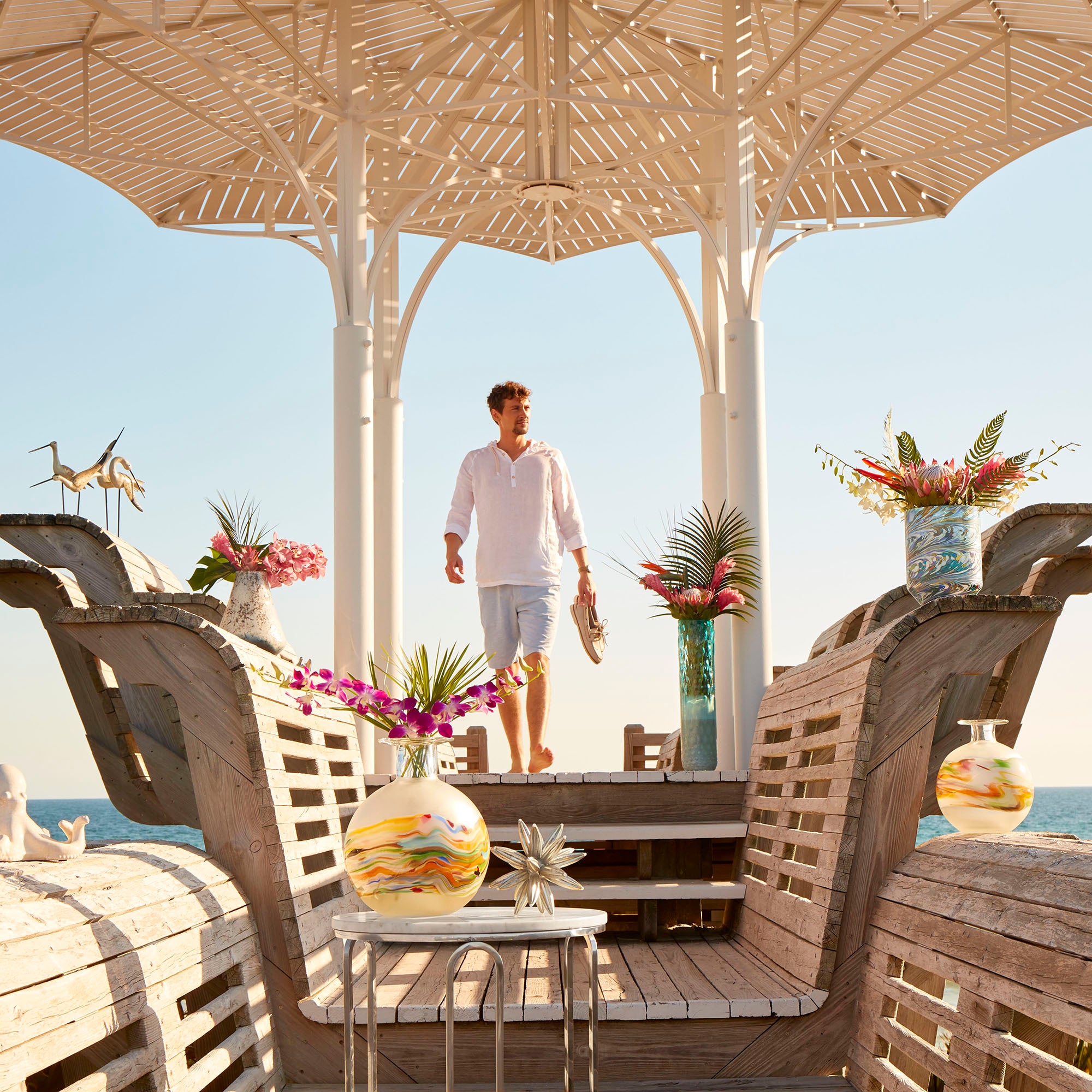 Esschert Design Ombrello Ombrello Trasparente Per Bambini Esschert Design - Con Animali Della Foresta, Sicuro E Colorato Ombrello Foresta Esschert