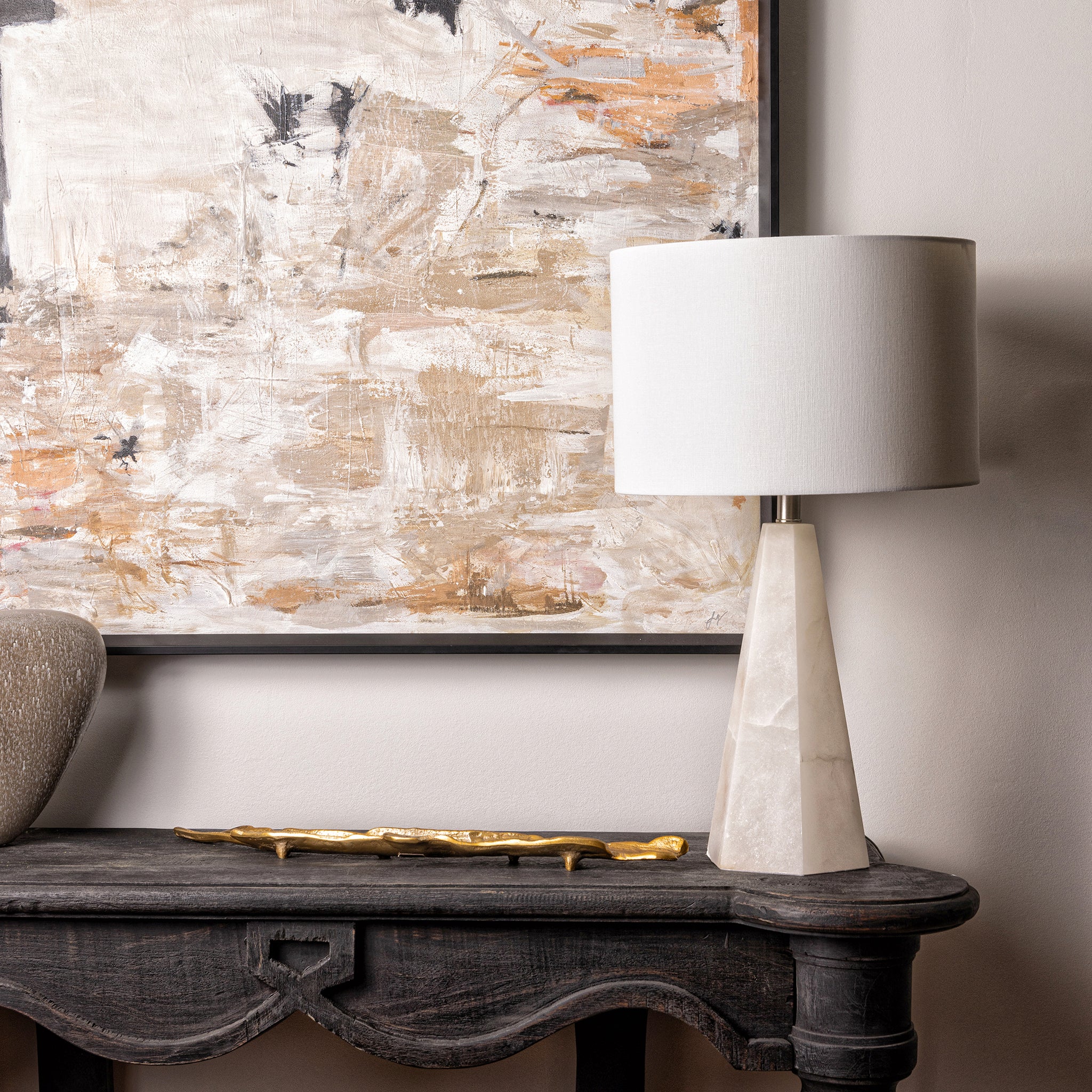 Athena Table Lamp | White - Image 11