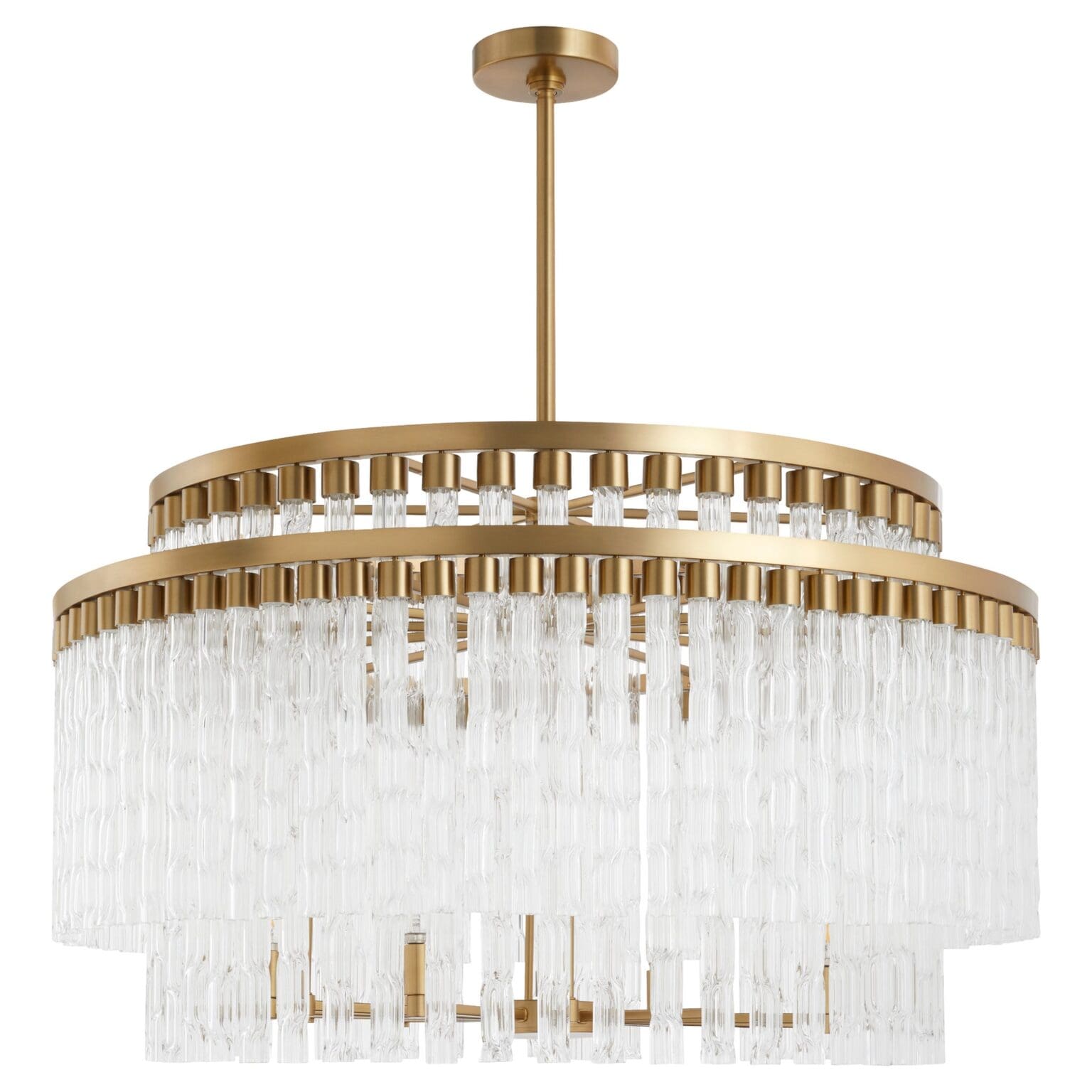 Nobel 6-Light Chandelier – Aged Brass - Cyan Design