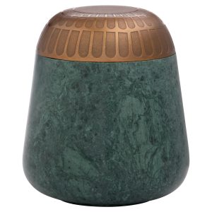 Sofia Box | Green Forest | Antique Brass - Large