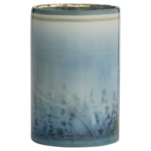Tiedye Vase | Milky Matte Blue - Tall