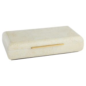 Celestial Box | Eggshell | Brass - Small