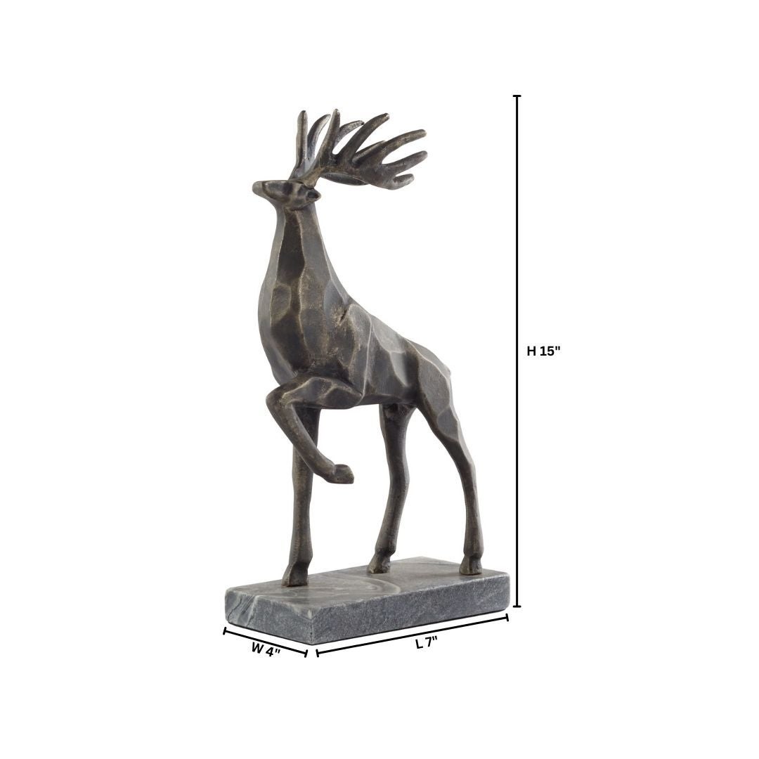 Hirco Sculpture Designed by J Kent Martin | Antique Pewter - Image 4