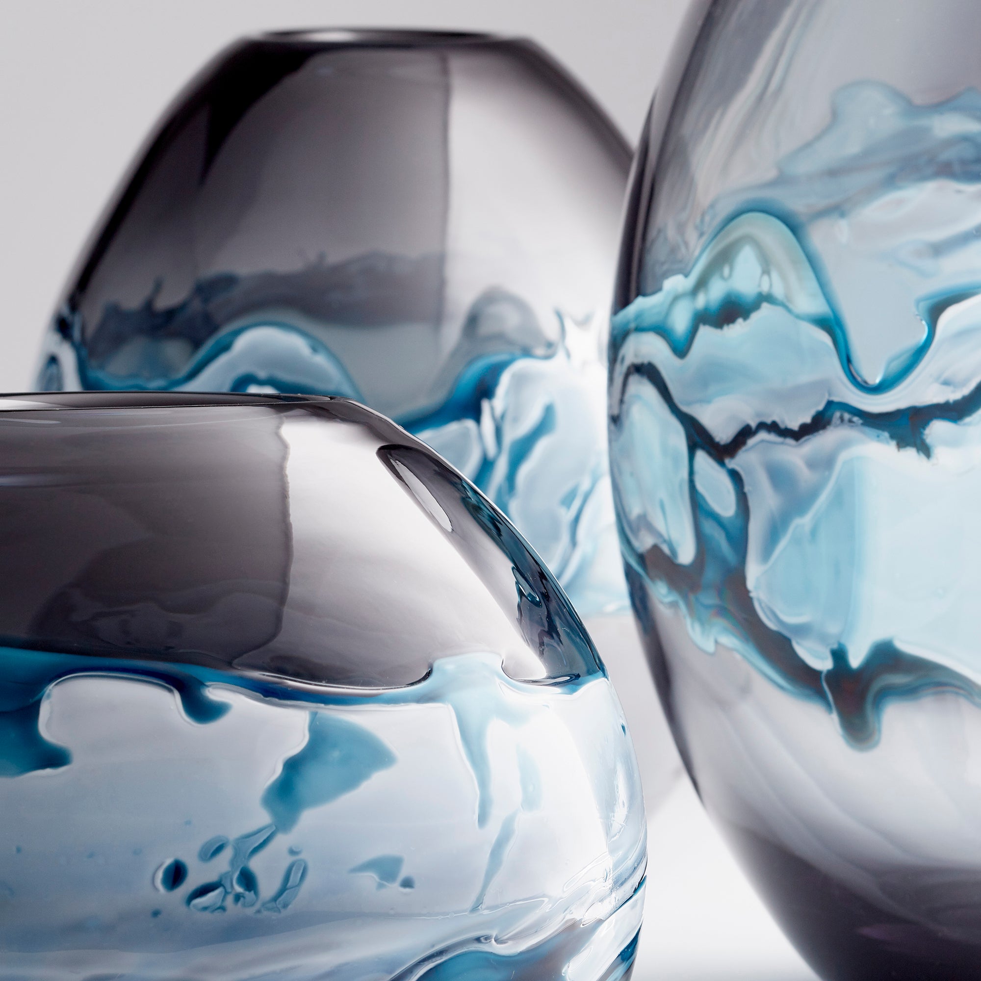 Mescolare Vase | Blue And White - Large - Image 3
