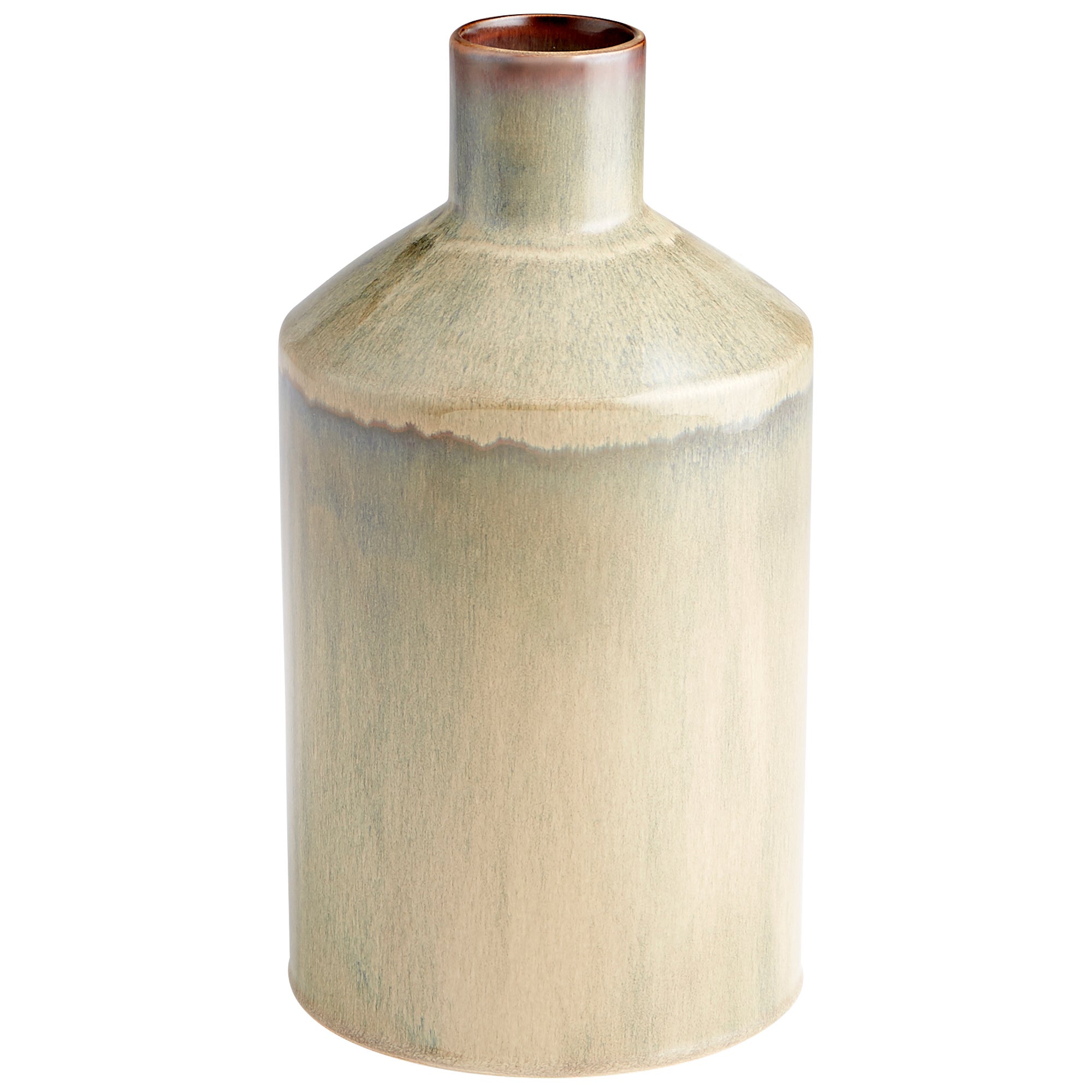 Marbled Dreams Vase | Olive Glaze - Small