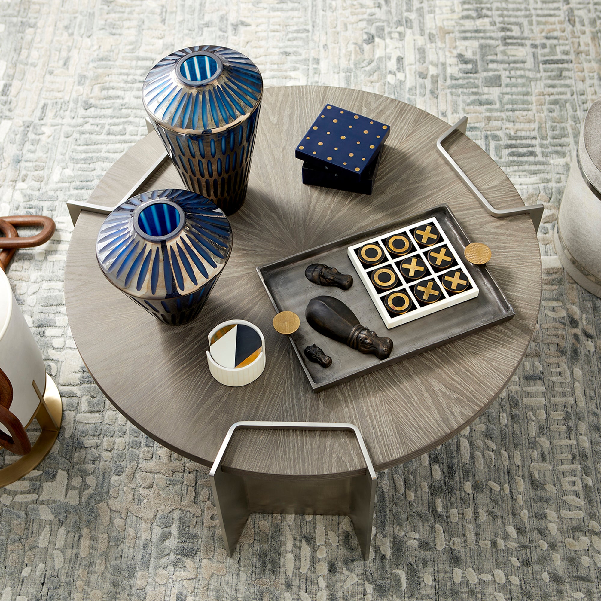 Modametric Coasters | Black - Gold - White - Image 4