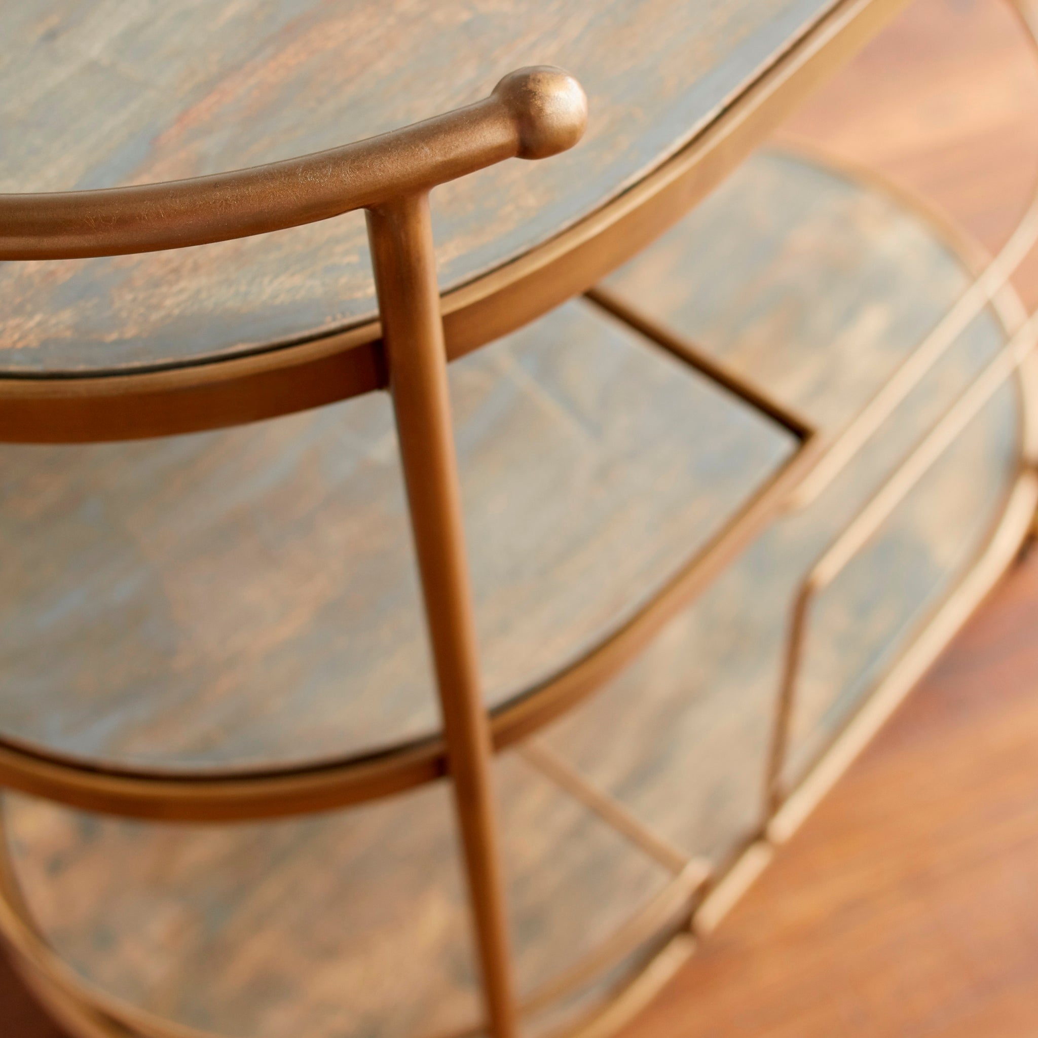 Barcraft Bar Cart | Antique Brass - Image 5