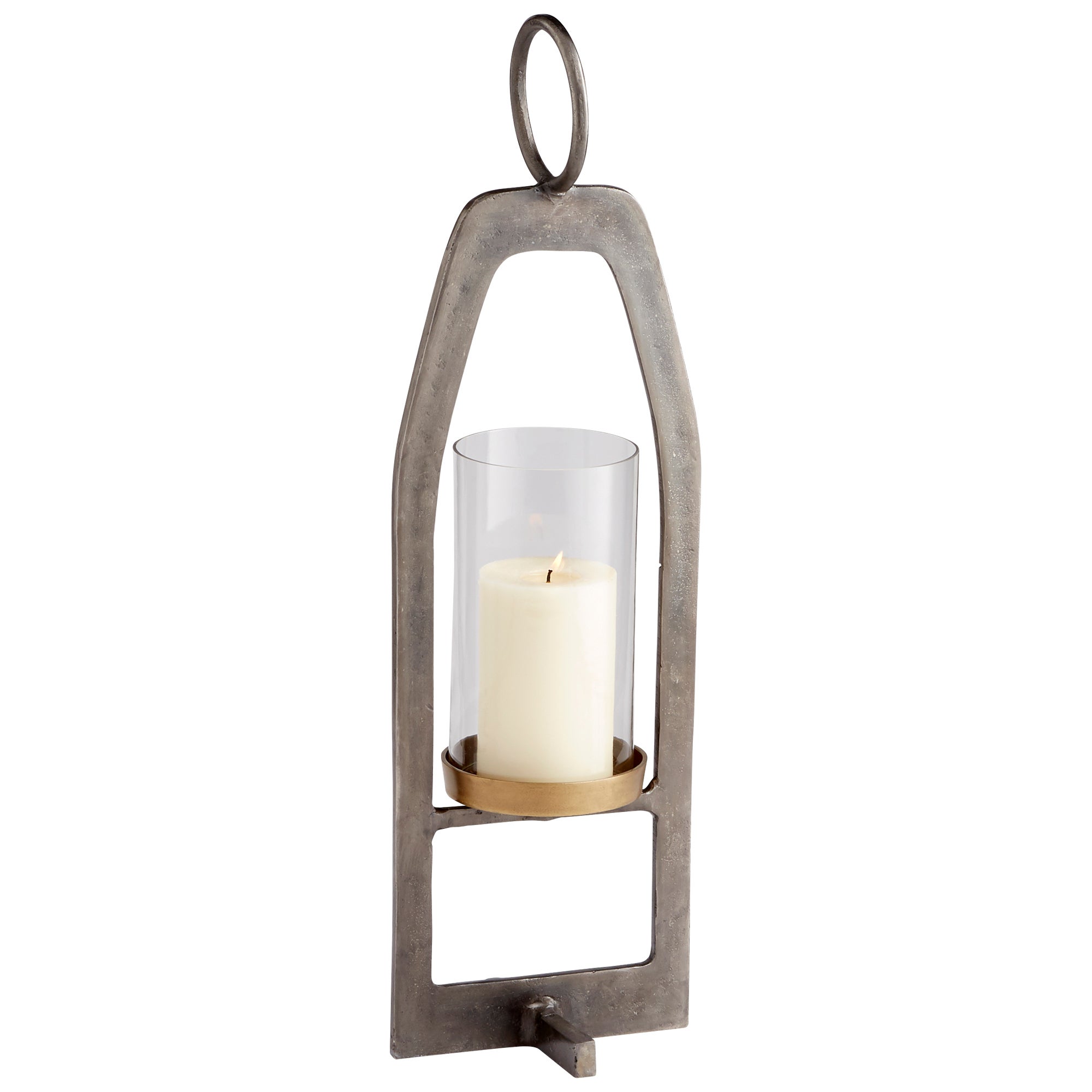Hubert Candleholder | Bronze And Brass - Small