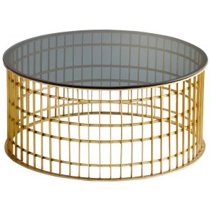 Kingdom Cocktail Table | Antique Brass