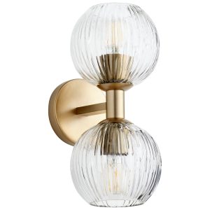 Helios Wall Mount | Aged Brass