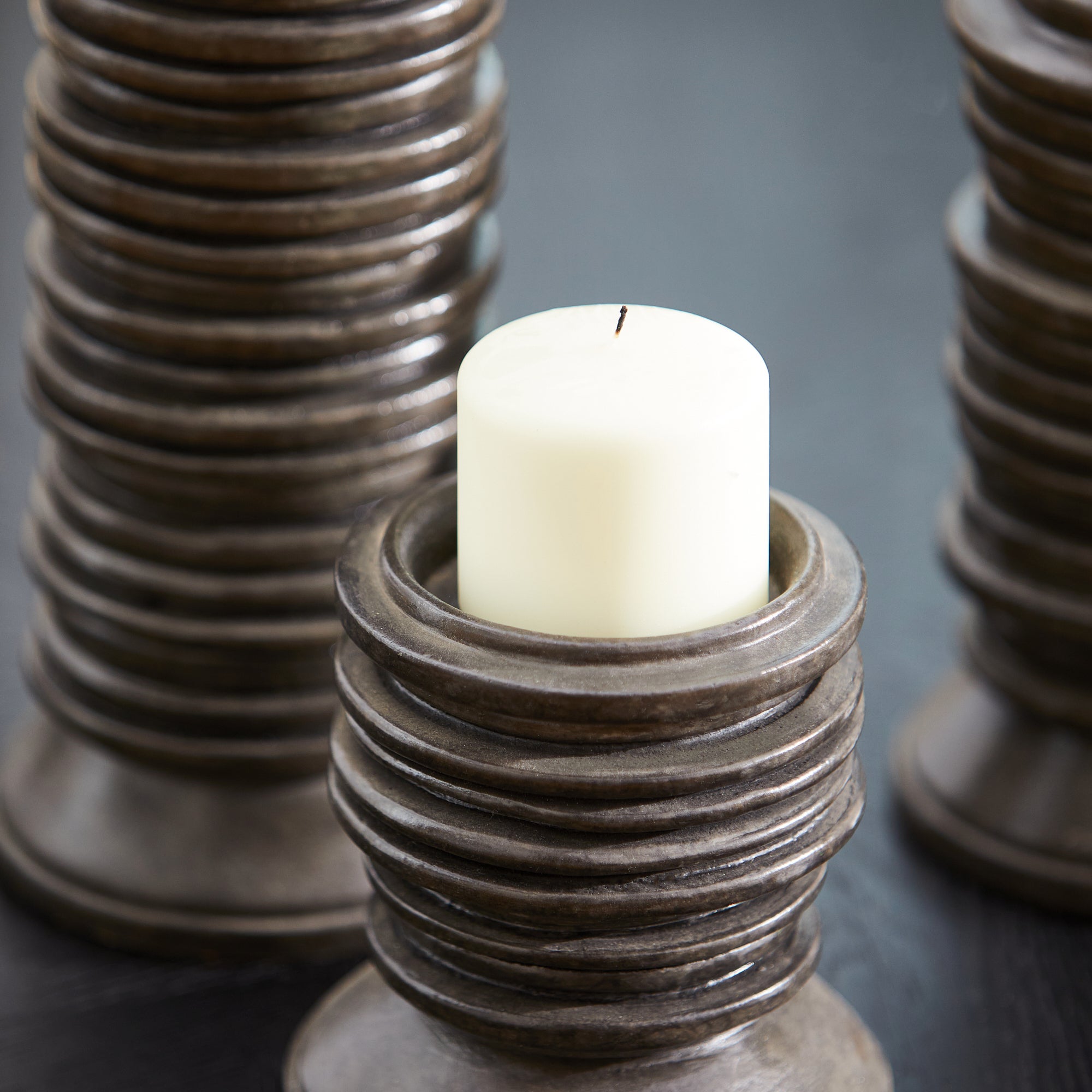 Provo Candleholder | Black - Small - Image 5
