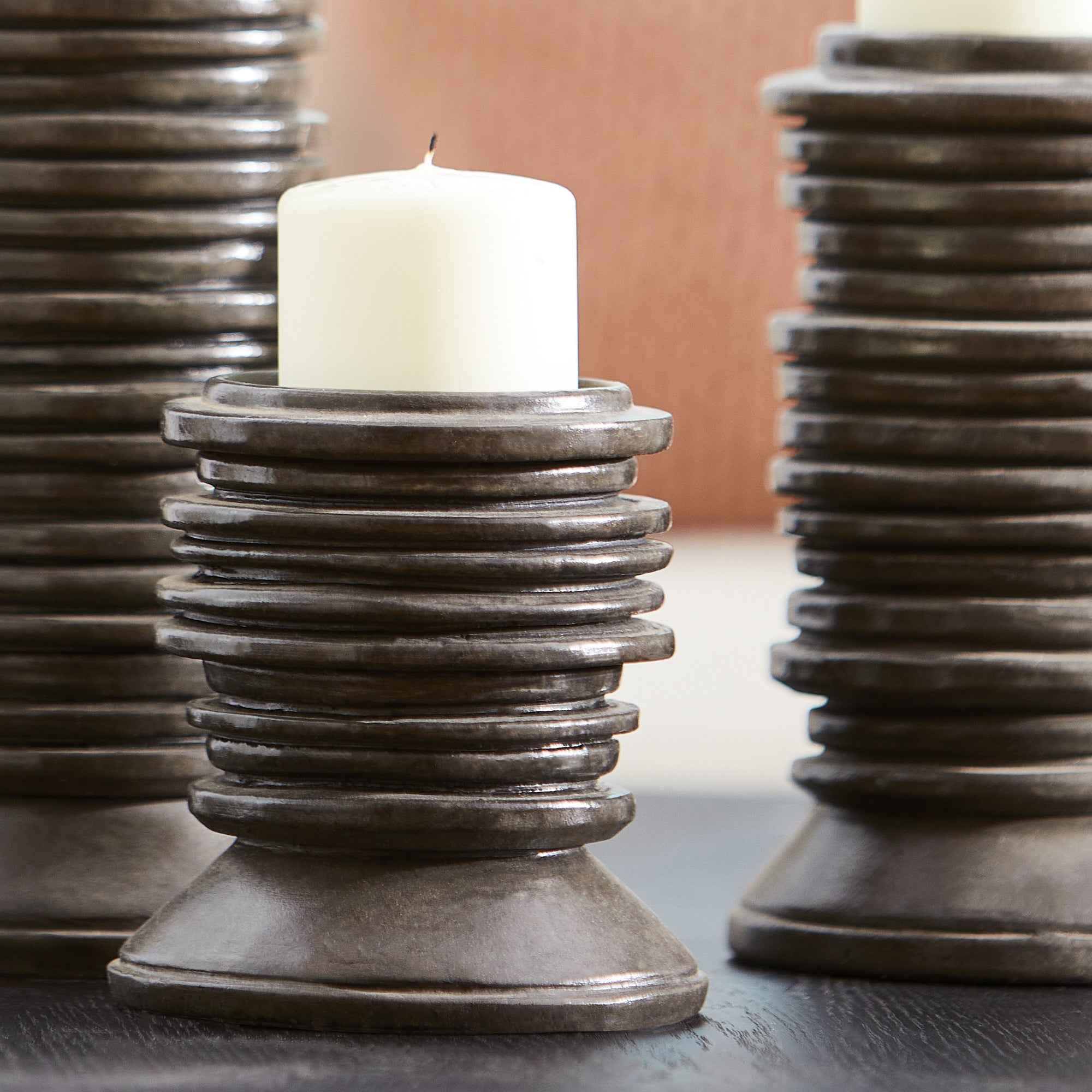 Provo Candleholder | Black - Small - Image 6