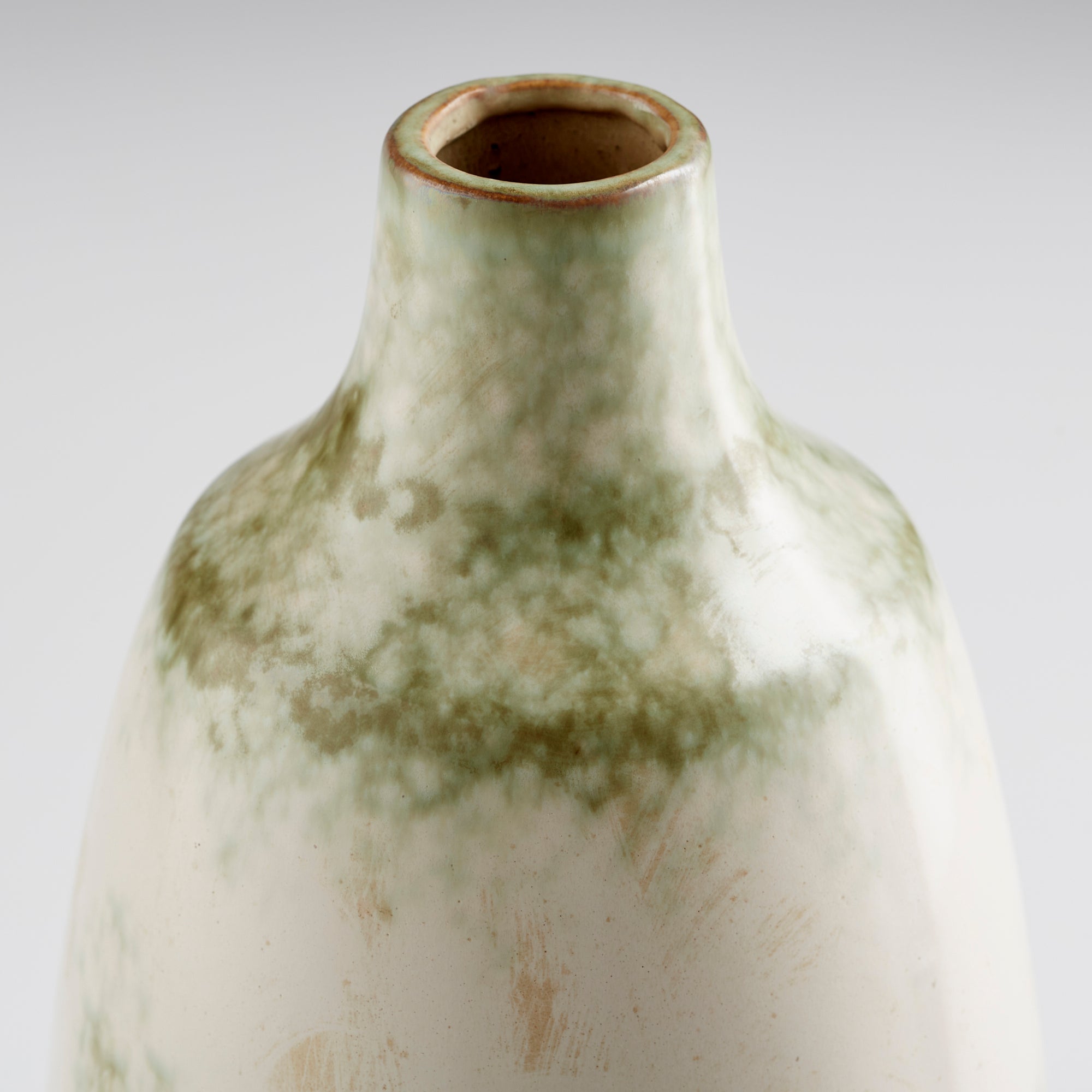 Yukon Vase | Olive Pearl Glaze - Small - Image 2