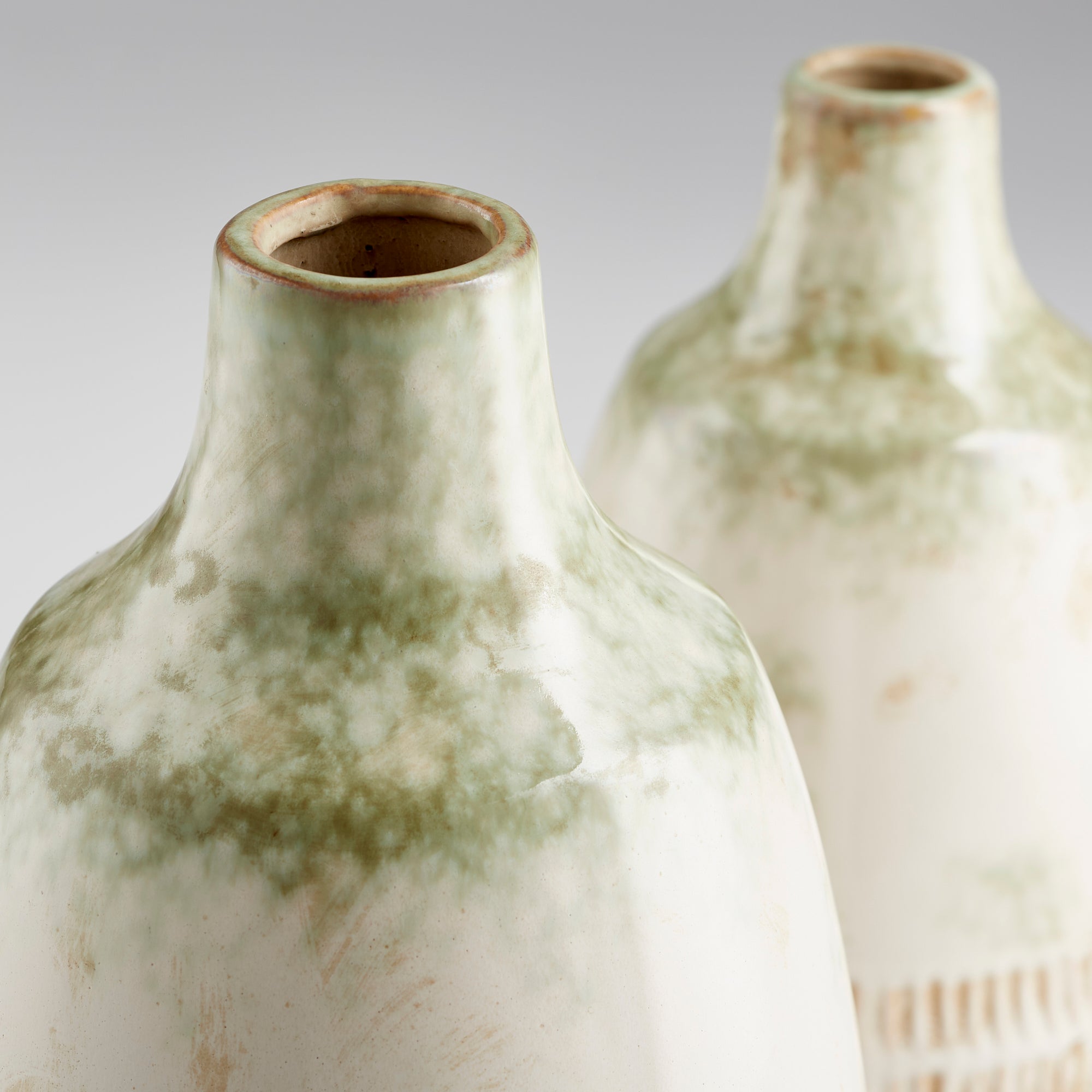 Yukon Vase | Olive Pearl Glaze - Small - Image 3