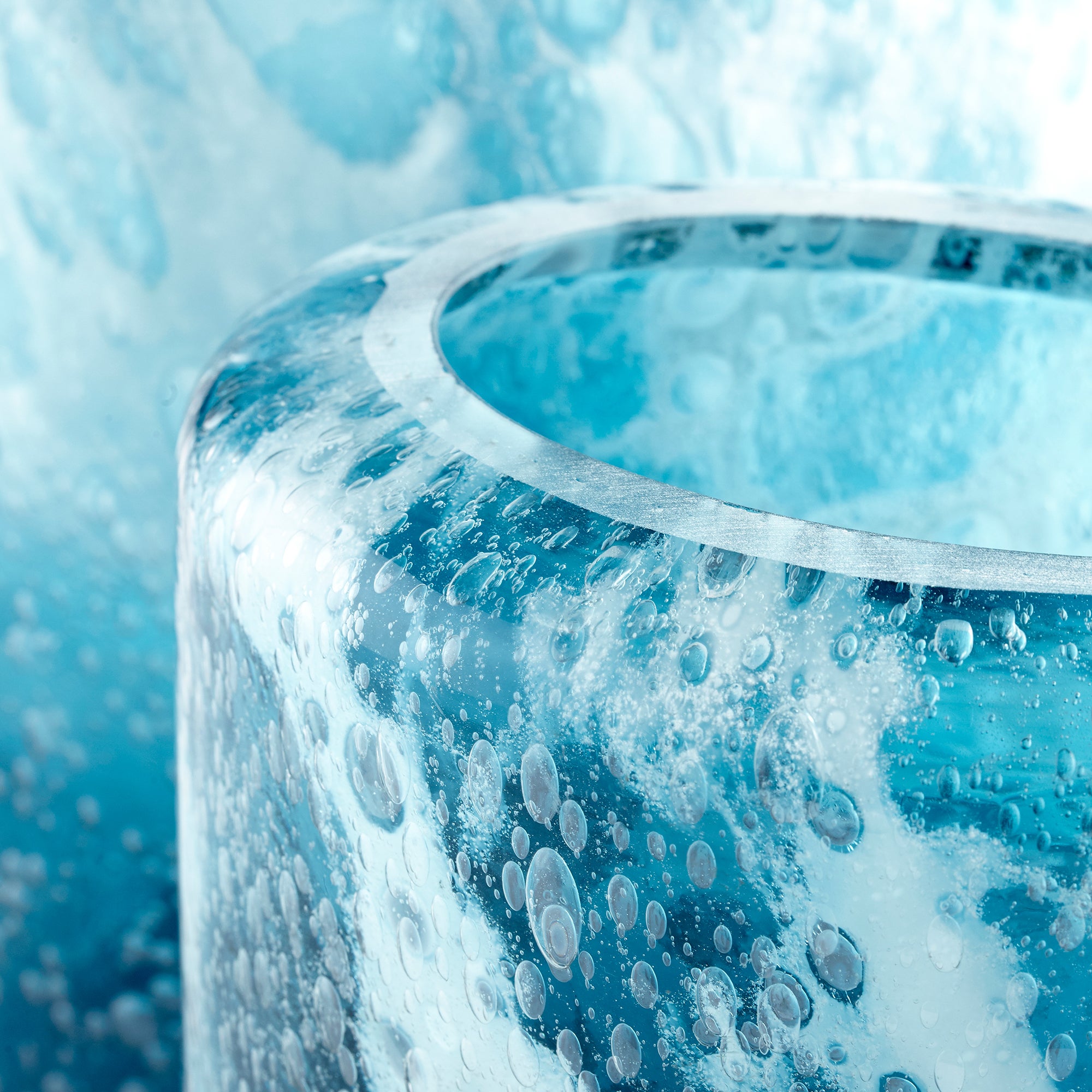 Spruzzo Vase | Blue - Large - Image 3