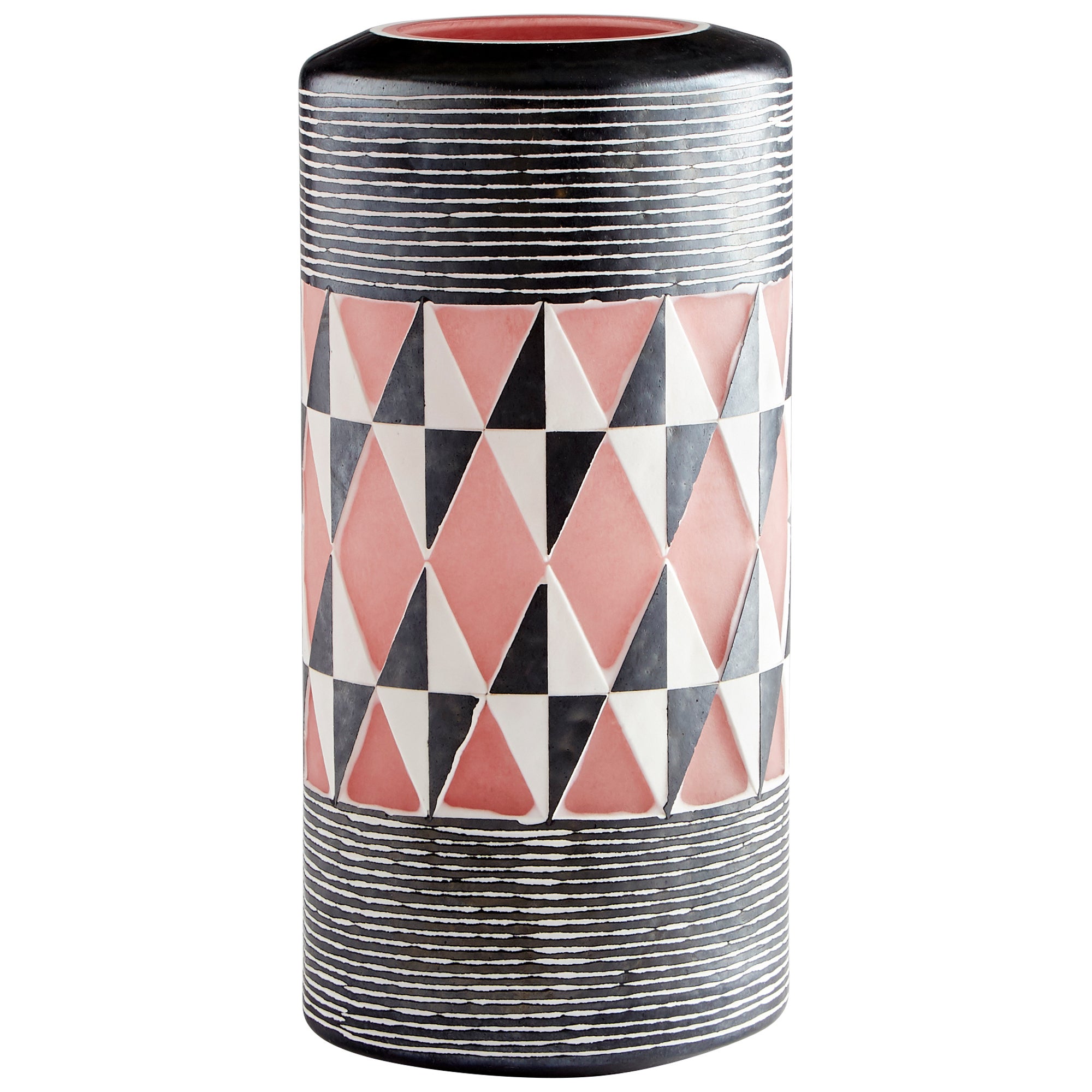 Mesa Vase | Black And White - Medium