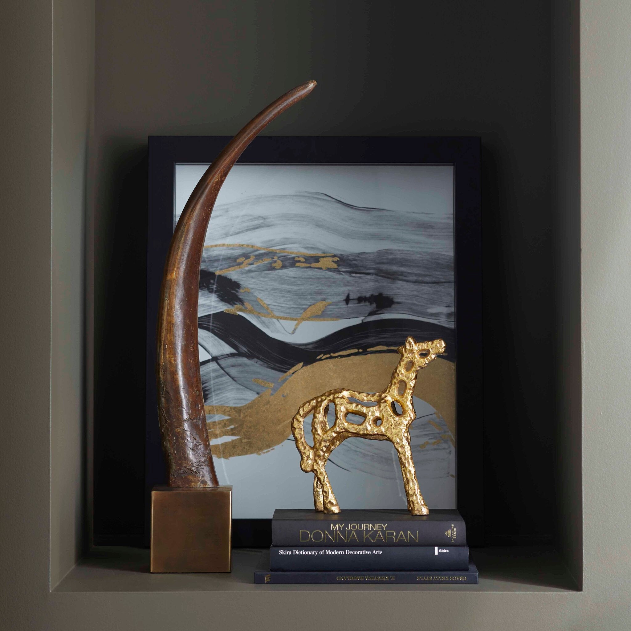 Eastern Claw Sculpture | Brown And Bronze - Image 6