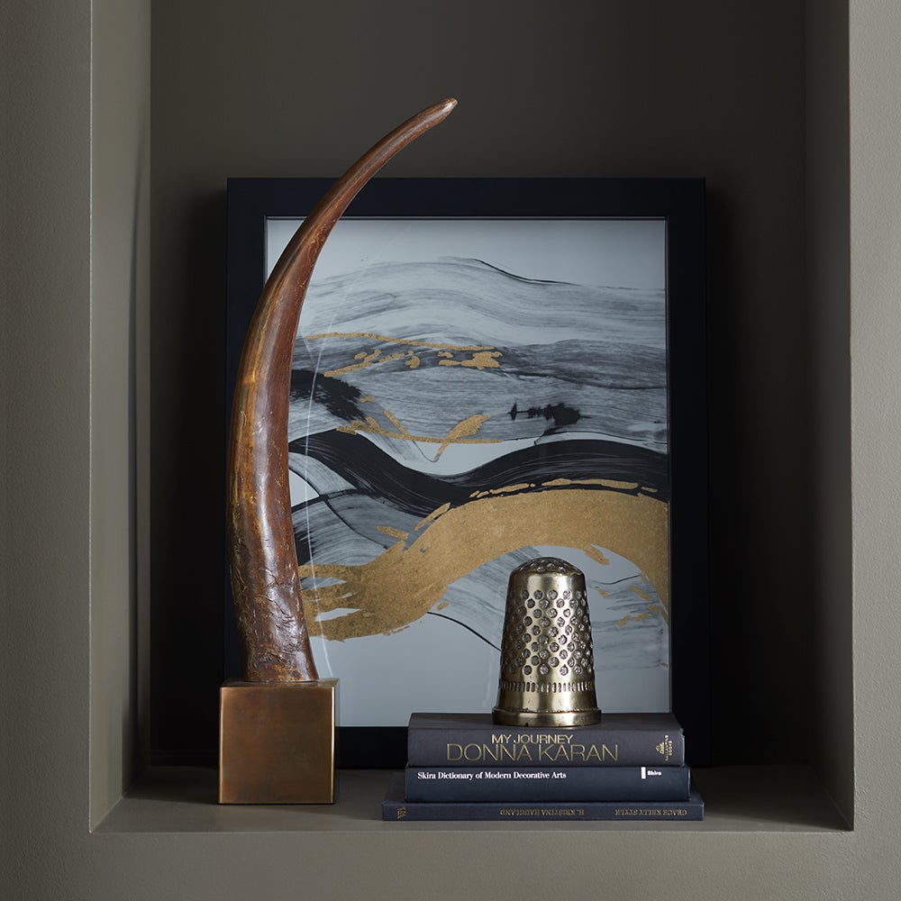 Eastern Claw Sculpture | Brown And Bronze - Image 7