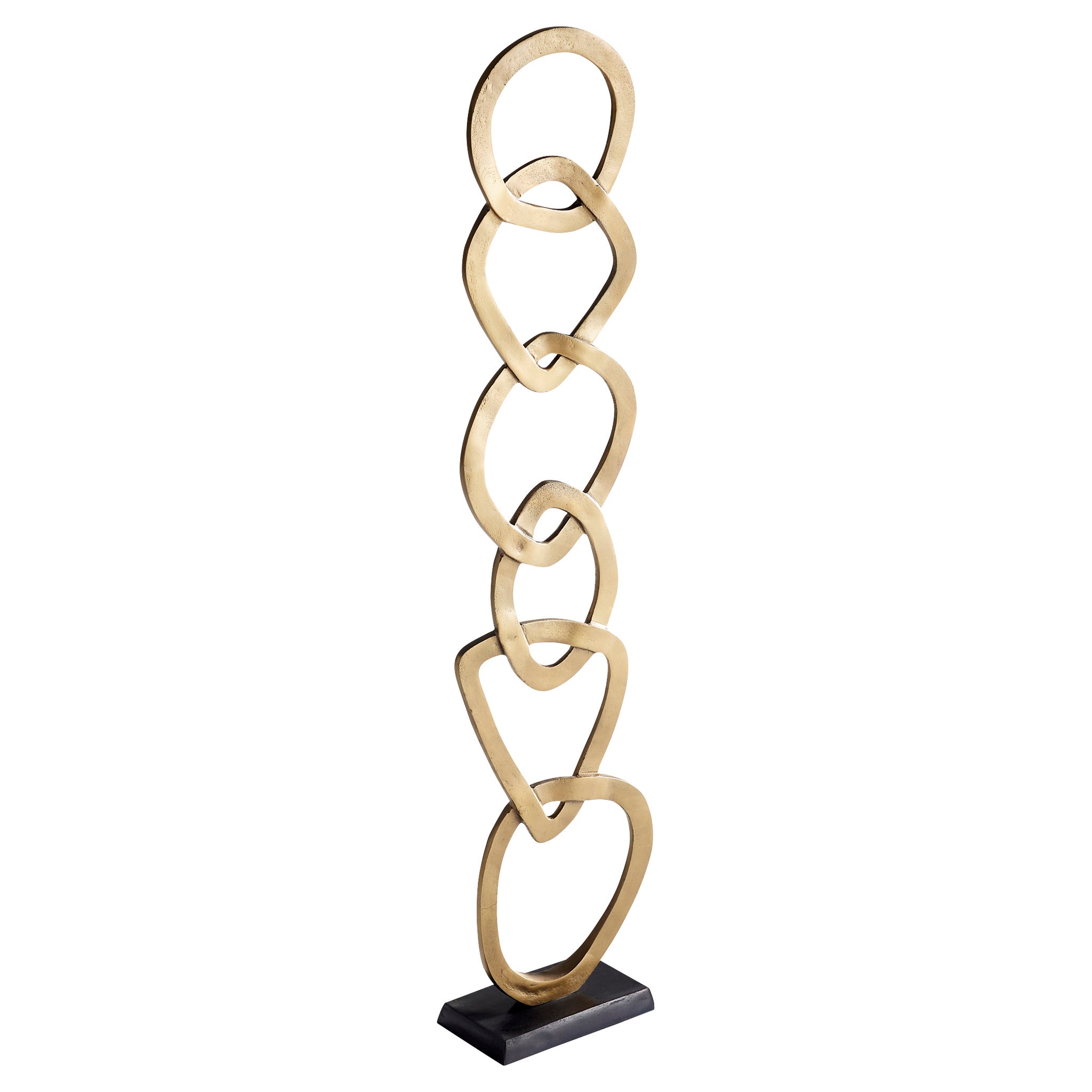 Perpetual Tower Sculpture | Antique Brass - Image 2