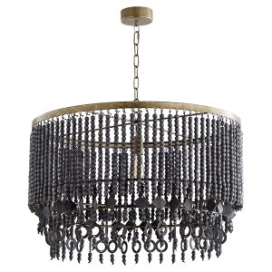 Estrella III Pendant Round - | Black