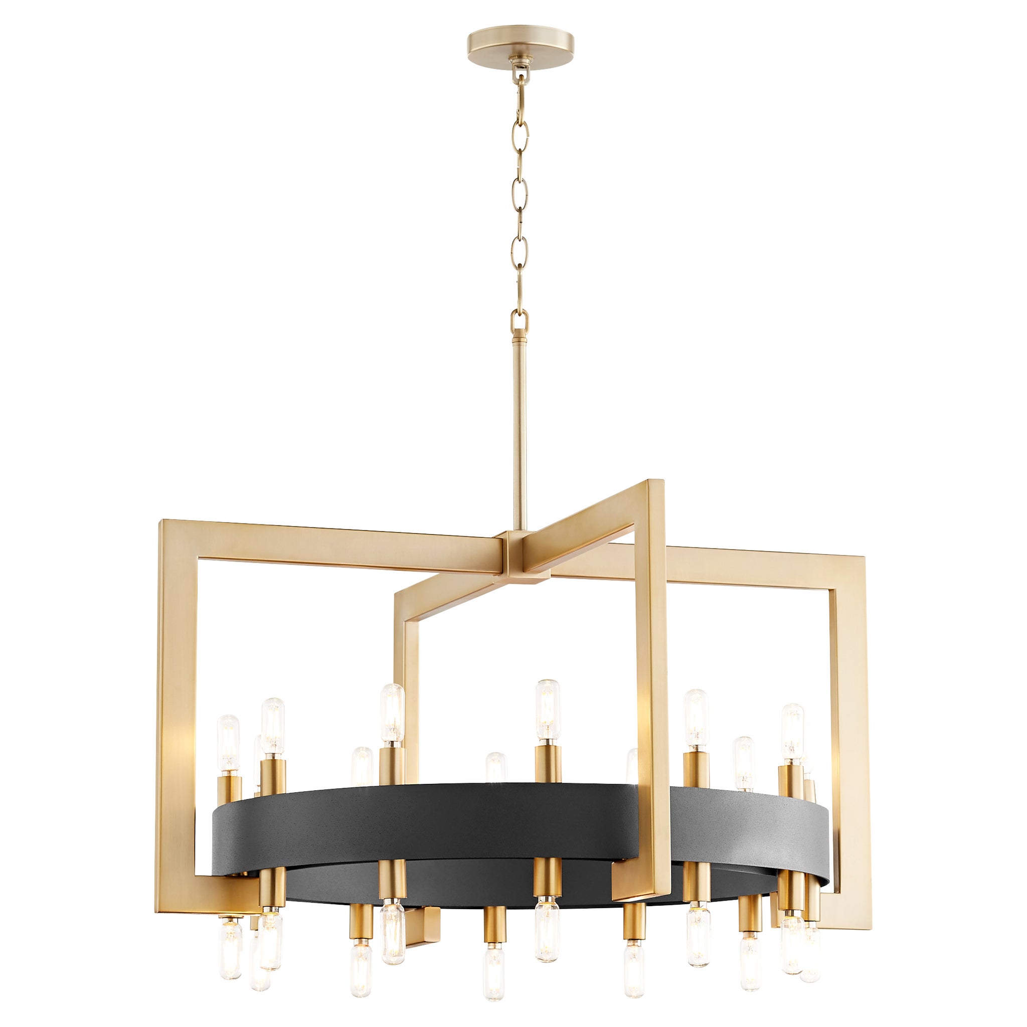 Archibald Chandelier 24-Light | Noir & Aged Brass - Image 2