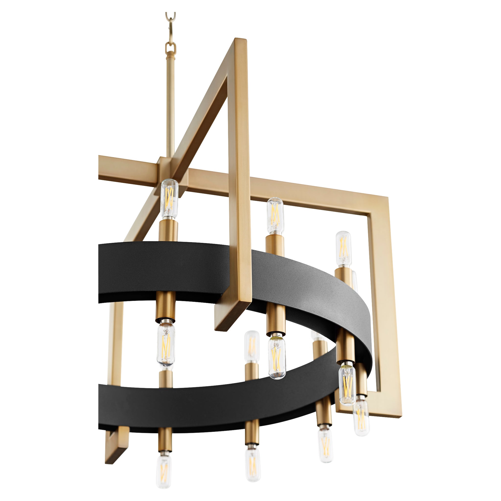 Archibald Chandelier 24-Light | Noir & Aged Brass - Image 3