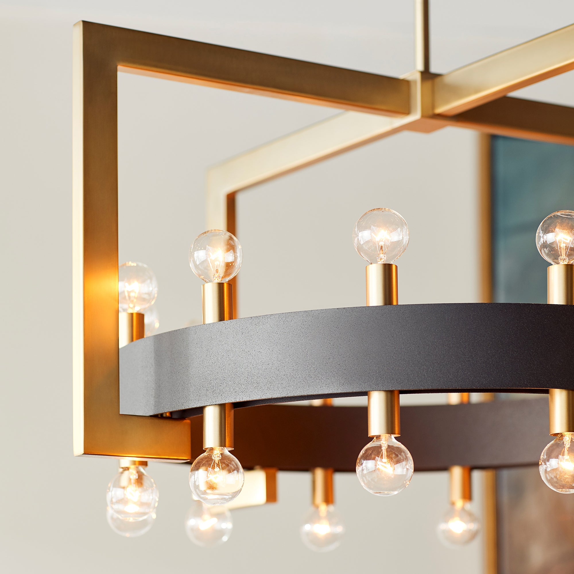 Archibald Chandelier 24-Light | Noir & Aged Brass - Image 5