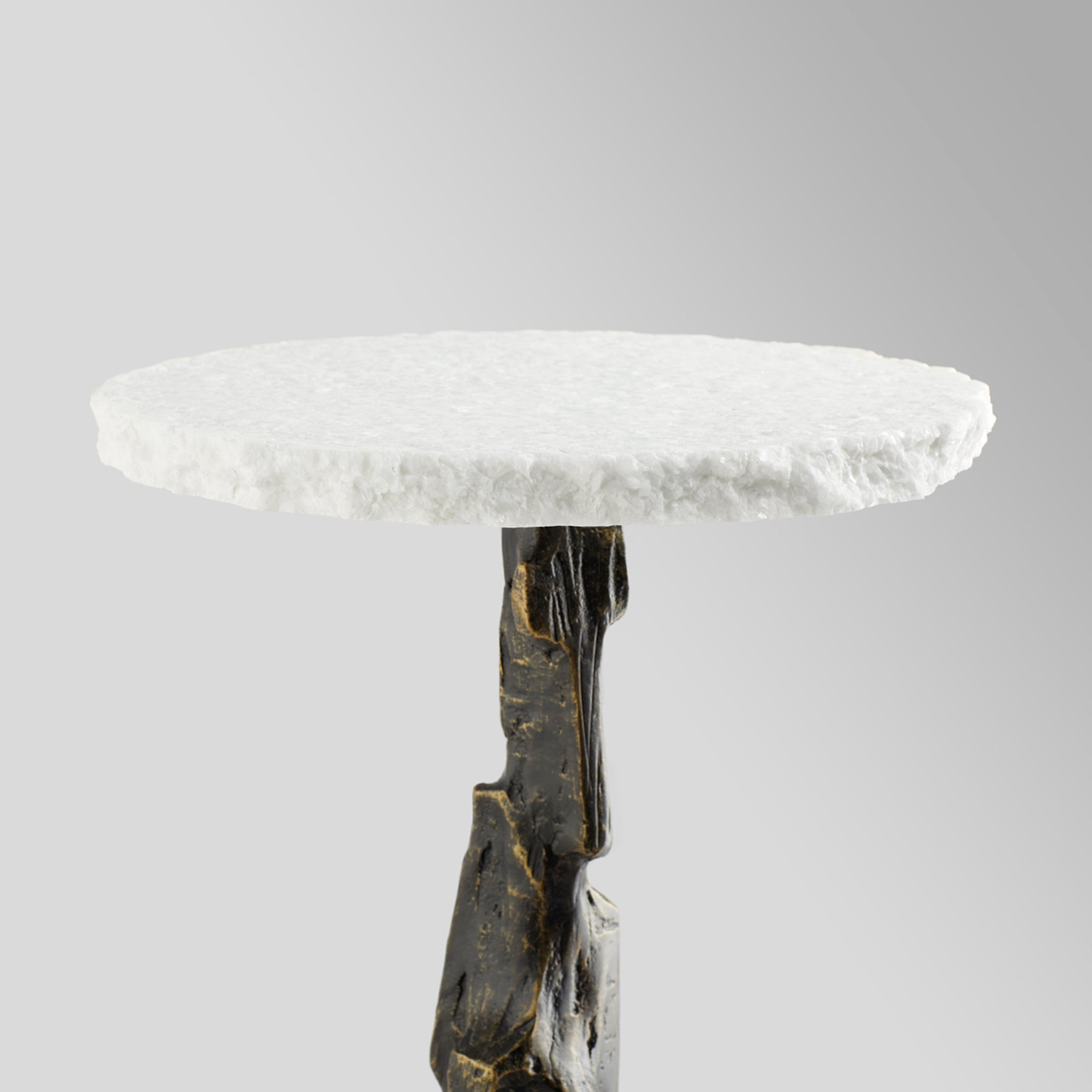 Amida Side Table | Bronze & White - Image 3