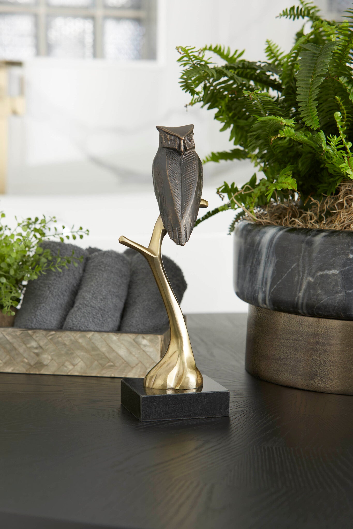 Nocturnal Sculpture | Aged Bronze - Image 4