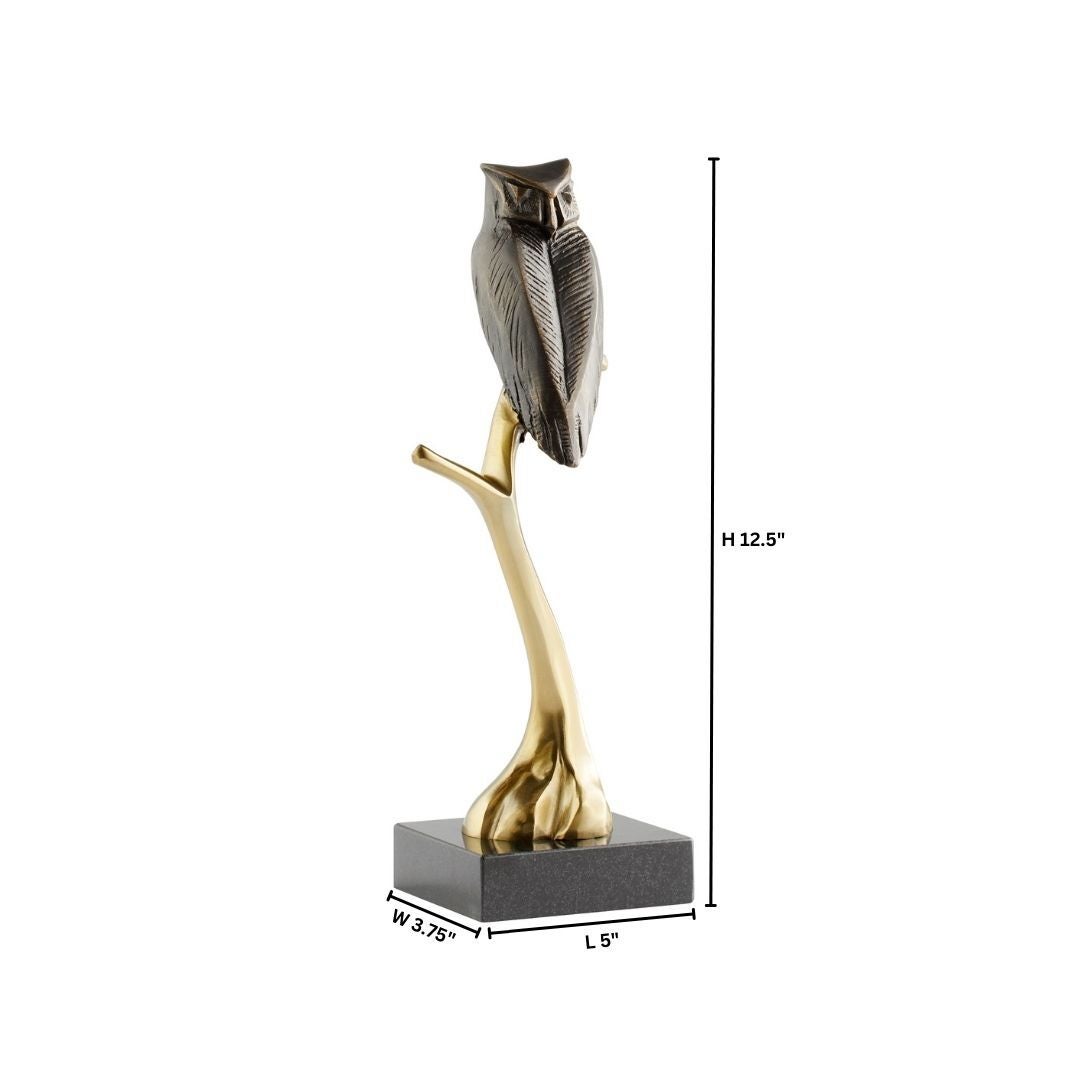 Nocturnal Sculpture | Aged Bronze - Image 5