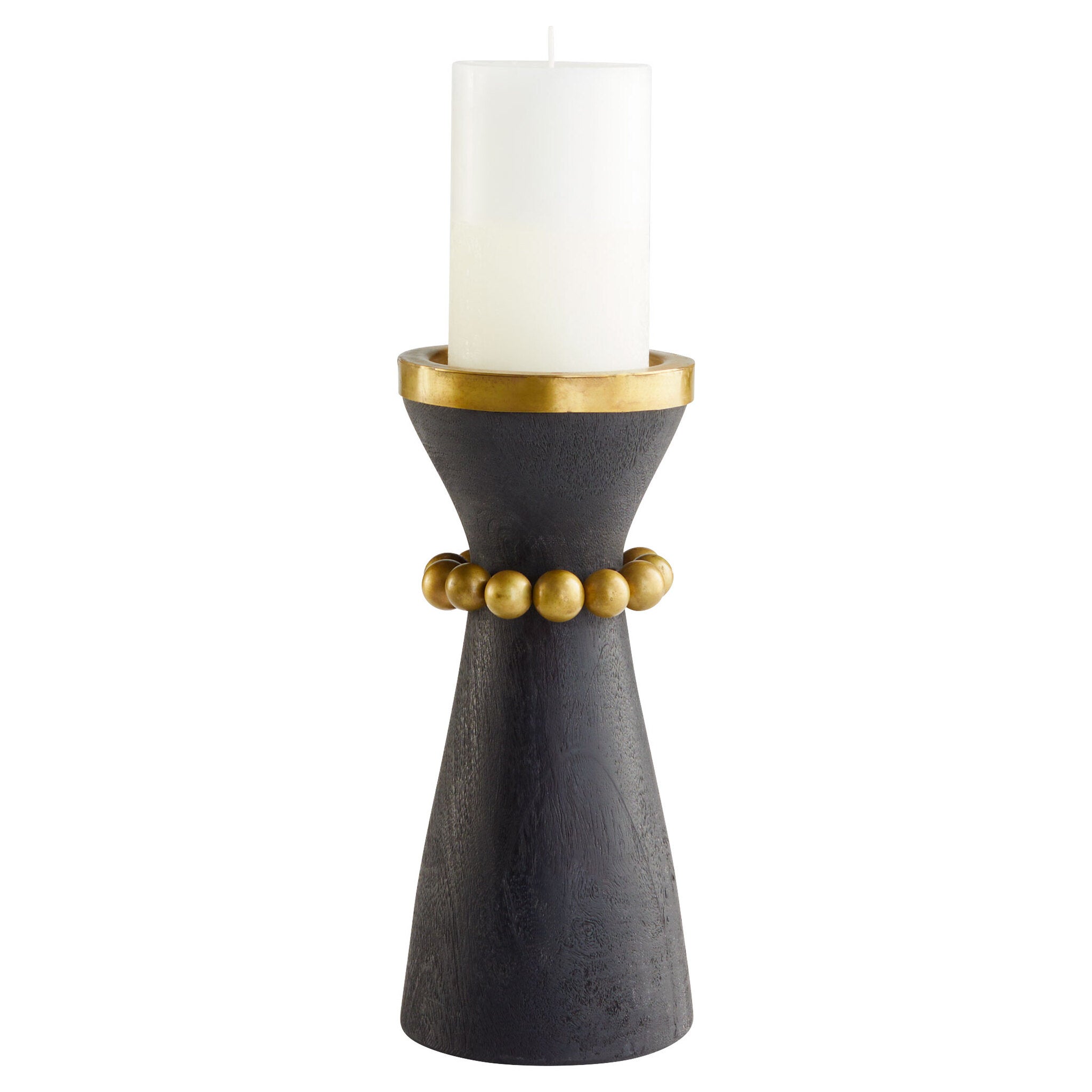 Parvati Candleholder Designed by J Kent Martin | Black - Small - Image 2