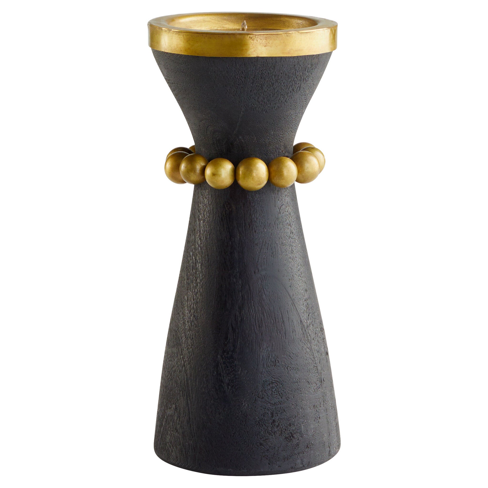 Parvati Candleholder Designed by J Kent Martin | Black - Small
