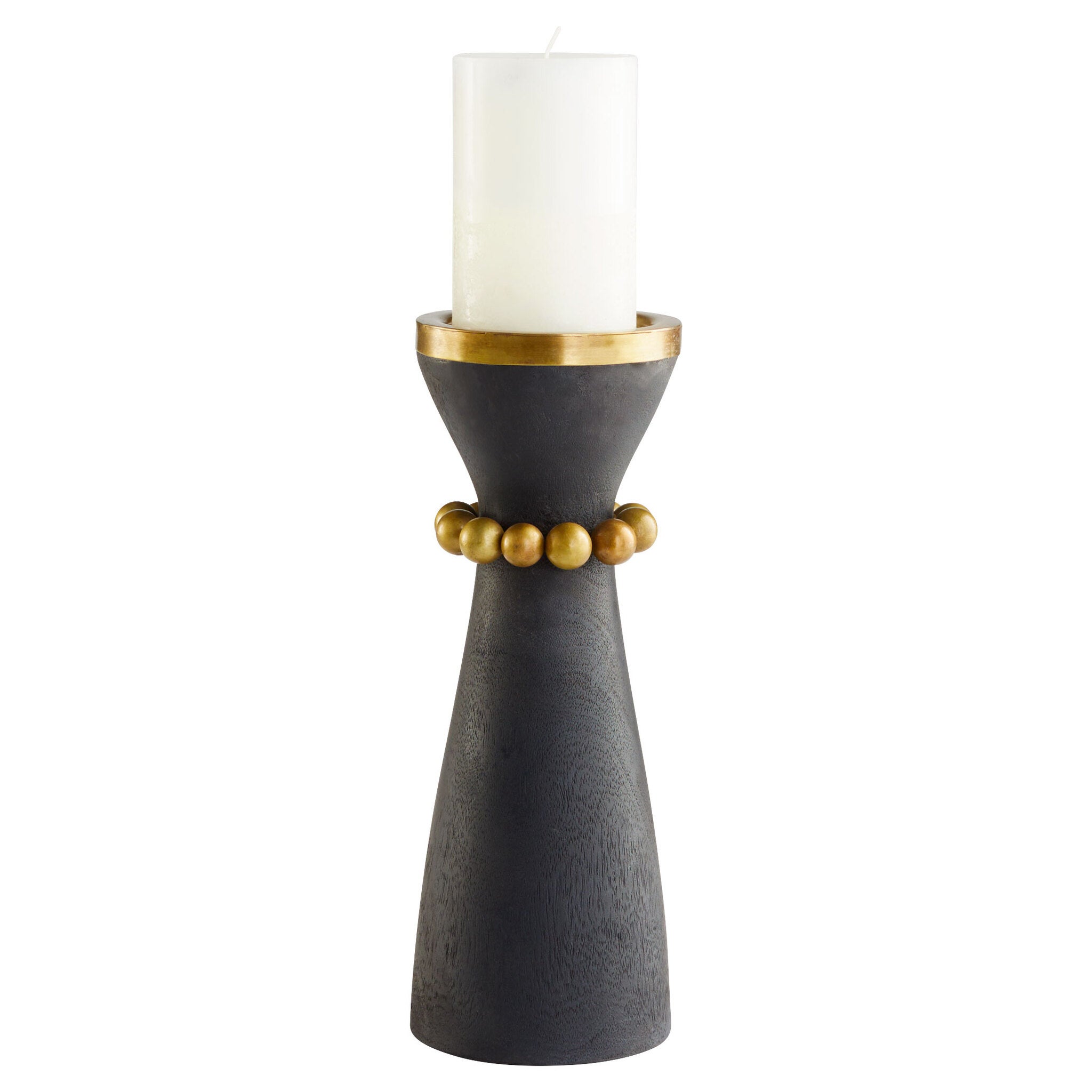 Parvati Candleholder Designed by J Kent Martin | Black - Medium - Image 2