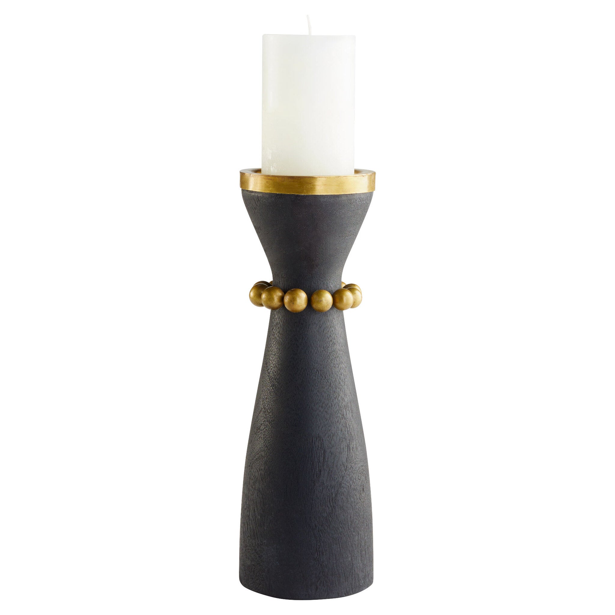 Parvati Candleholder Designed by J Kent Martin | Black - Large - Image 2