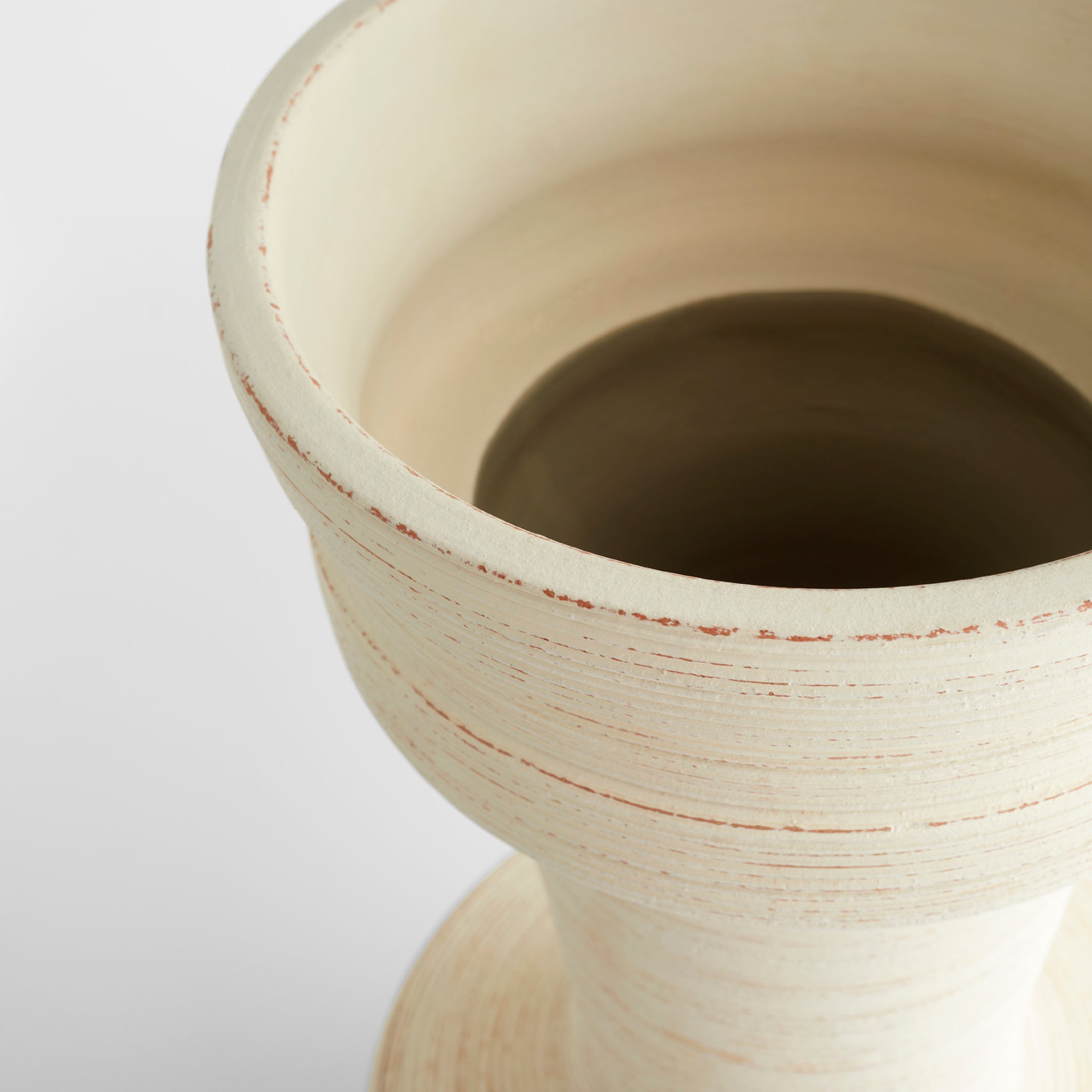 Taras Vase Designed by J Kent Martin | White - Medium - Image 2