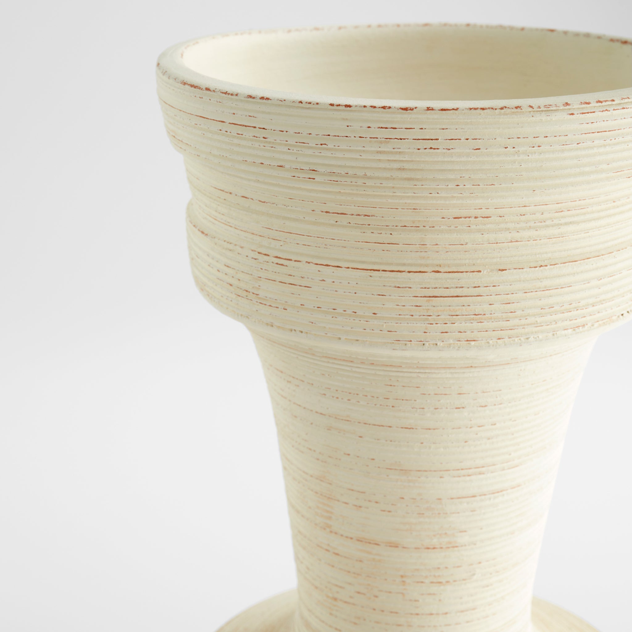 Taras Vase Designed by J Kent Martin | White - Medium - Image 3
