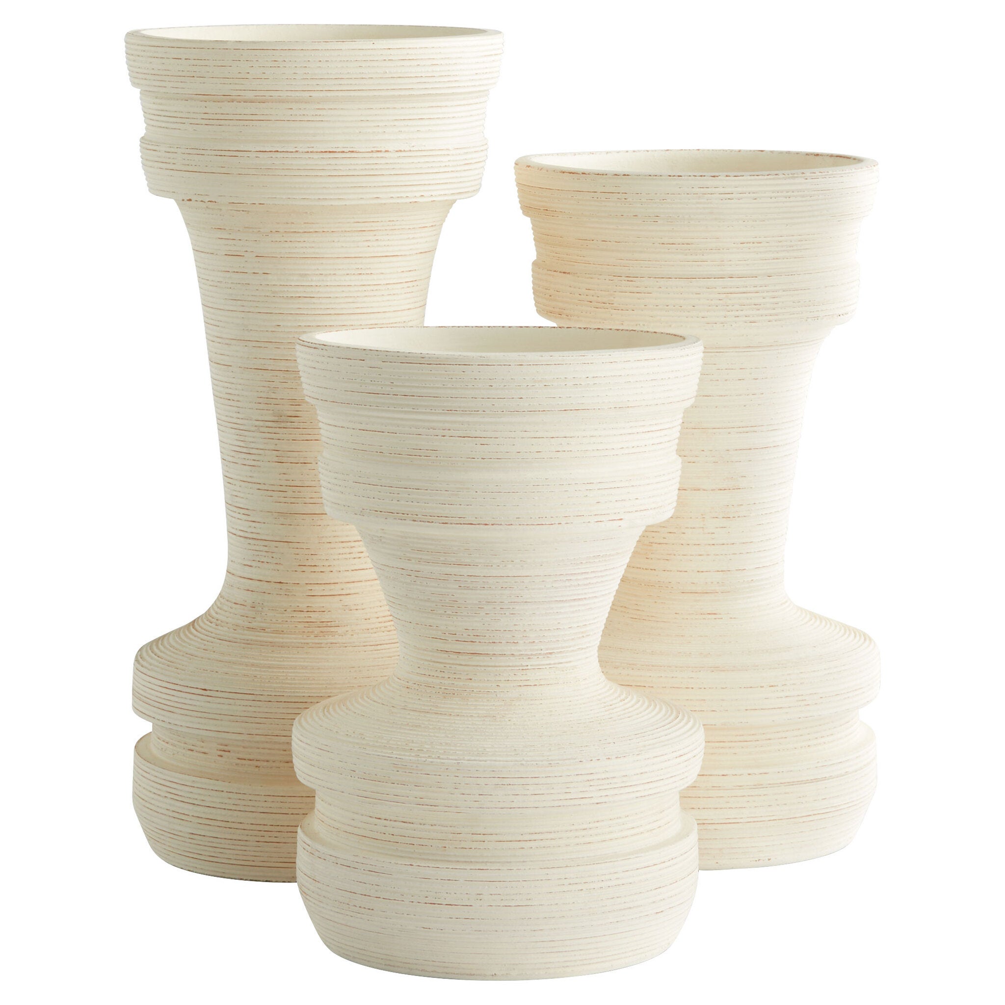 Taras Vase Designed by J Kent Martin | White - Medium - Image 5