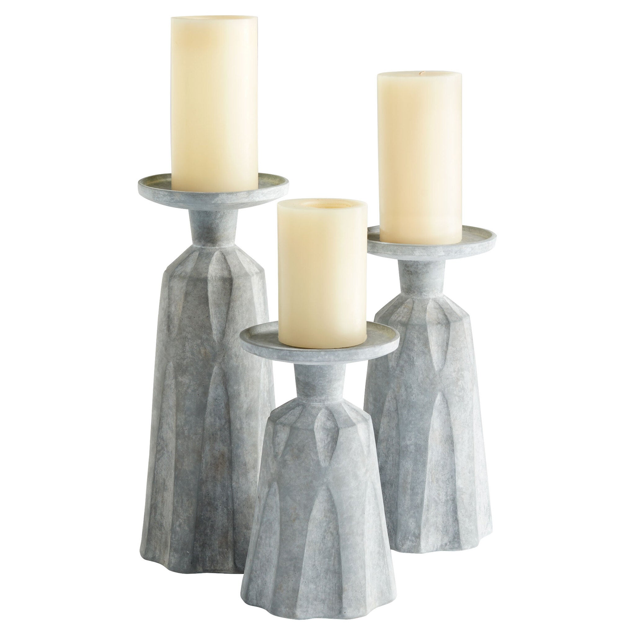 Attalus Candleholder Designed by J Kent Martin | Grey - Small - Image 5