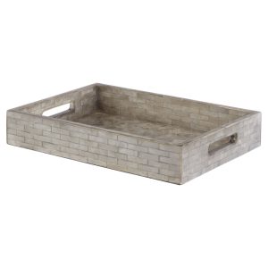 Triton Rectangle Tray Designed by J Kent Martin | Smoke - Small