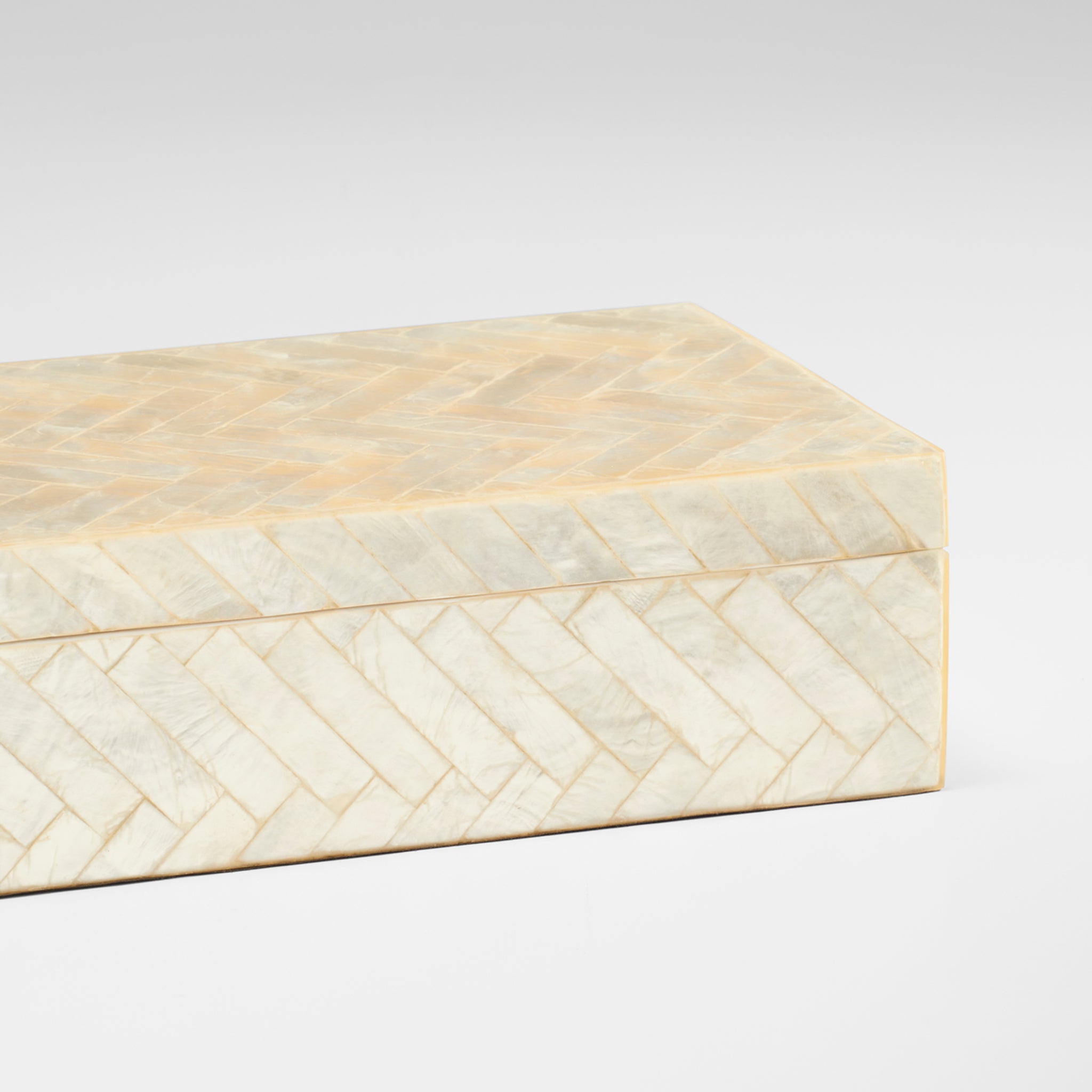 Triton Rectangle Box Designed by J Kent Martin | Pearl - Small - Image 2