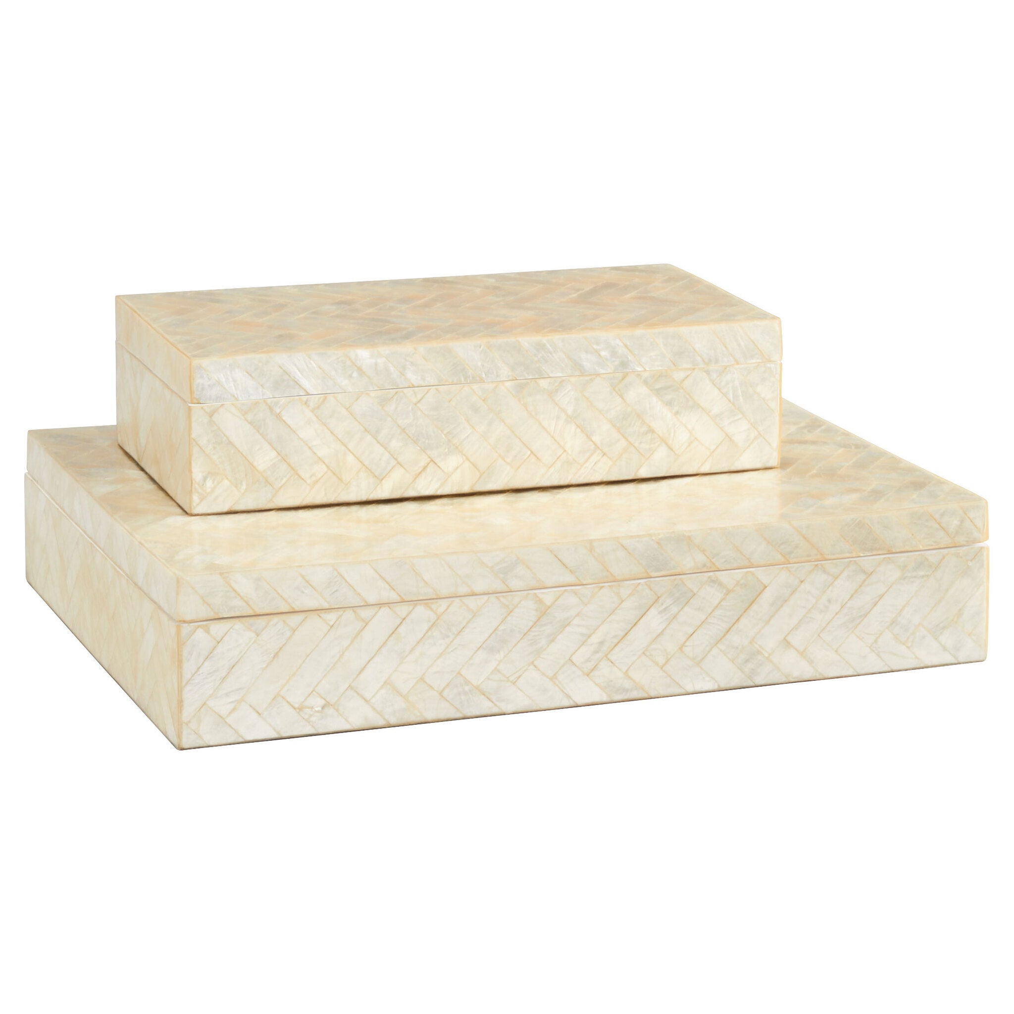 Triton Rectangle Box Designed by J Kent Martin | Pearl - Small - Image 4