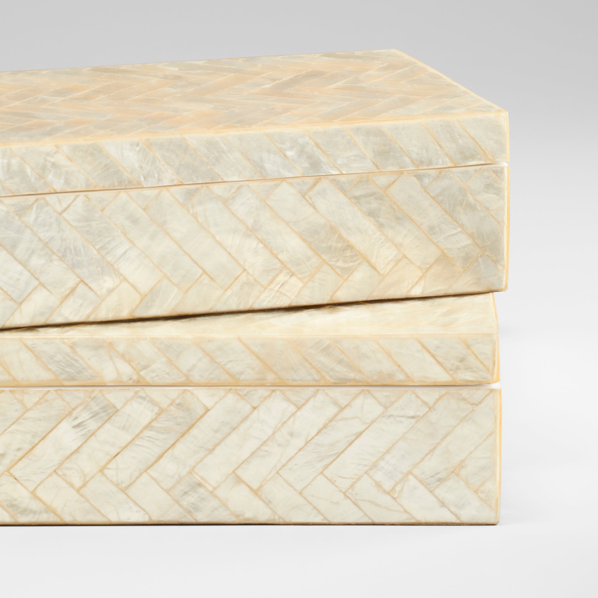 Triton Rectangle Box Designed by J Kent Martin | Pearl - Small - Image 5