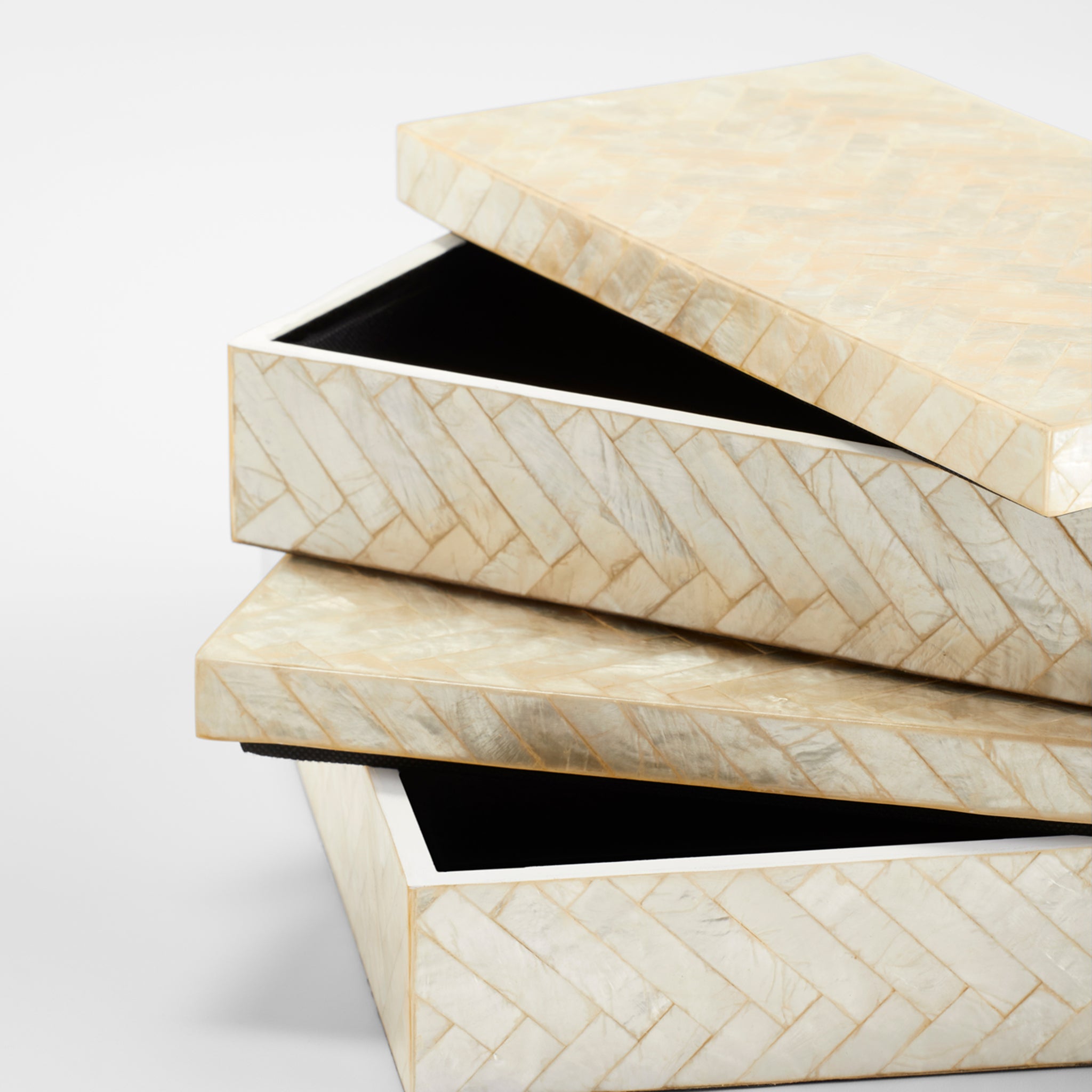 Triton Rectangle Box Designed by J Kent Martin | Pearl - Small - Image 6
