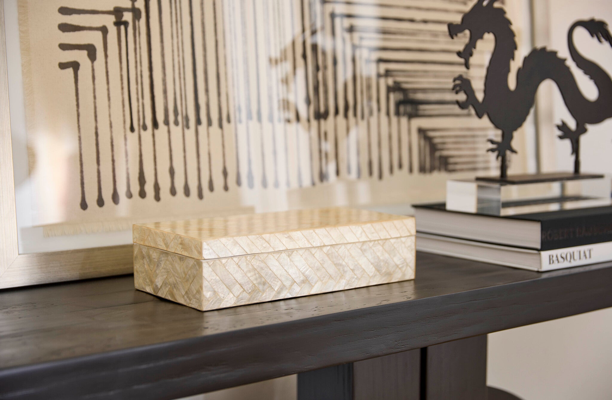 Triton Rectangle Box Designed by J Kent Martin | Pearl - Small - Image 8