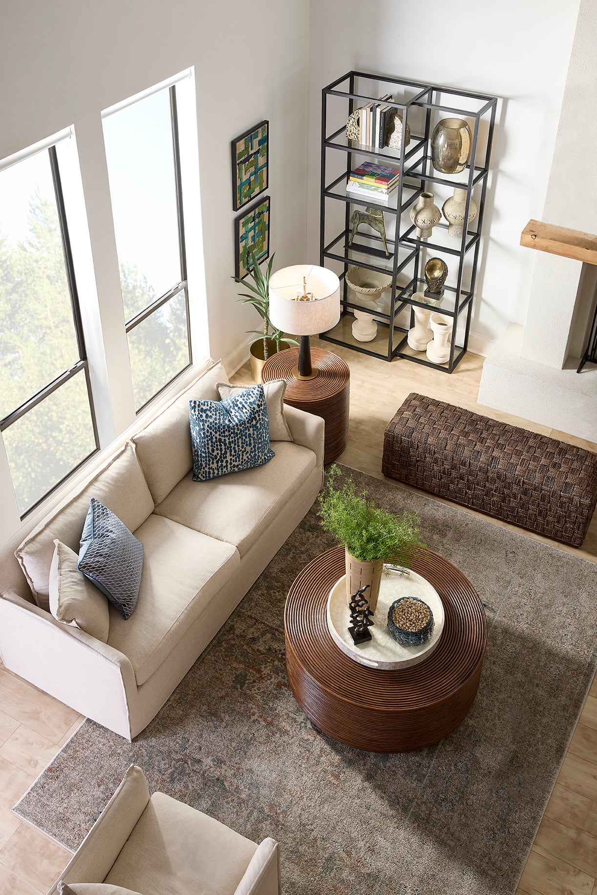 Papeete Side Table Designed by J Kent Martin | Brown - Image 7
