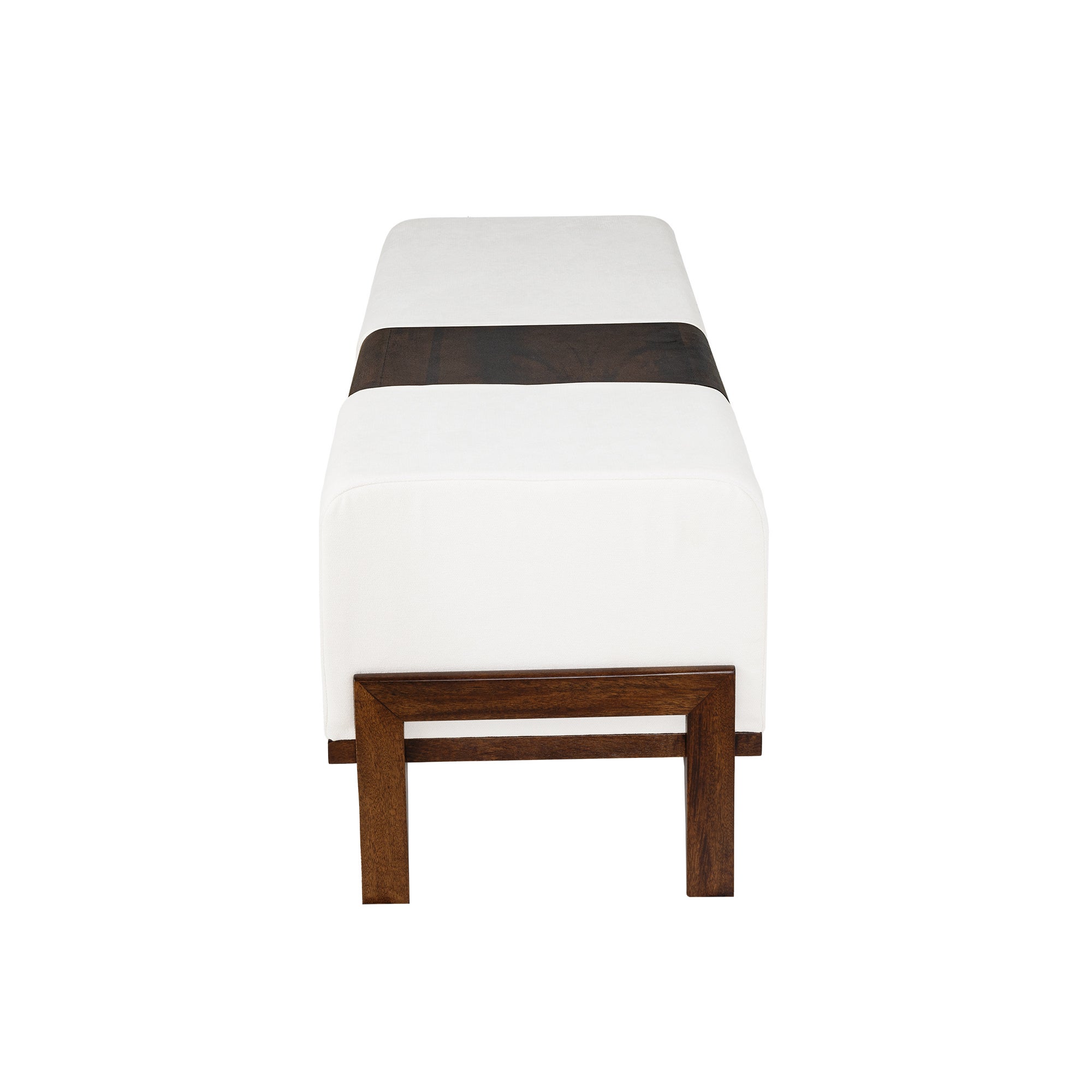 Noah Bench | Cream Chenille - Image 6