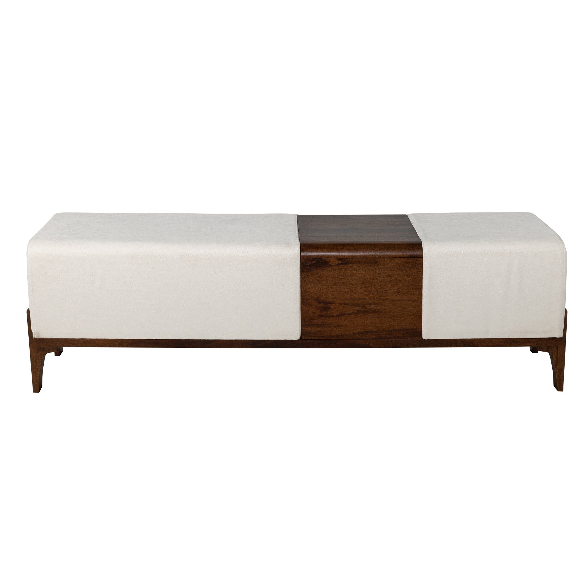 Noah Bench | Cream Chenille - Image 7